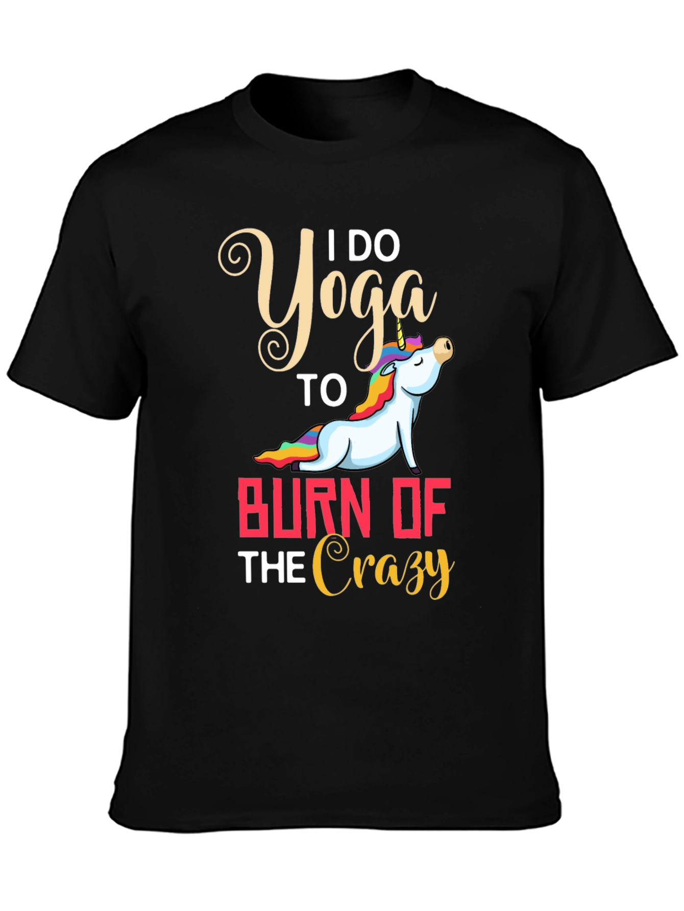 Yoga Unicorn Graphic T-Shirt