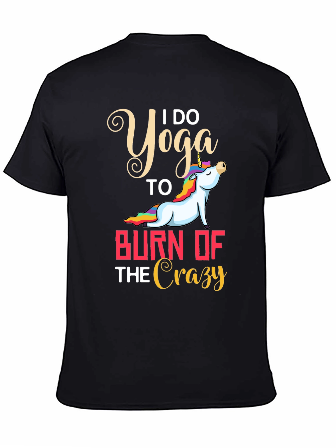 Yoga Unicorn Graphic T-Shirt