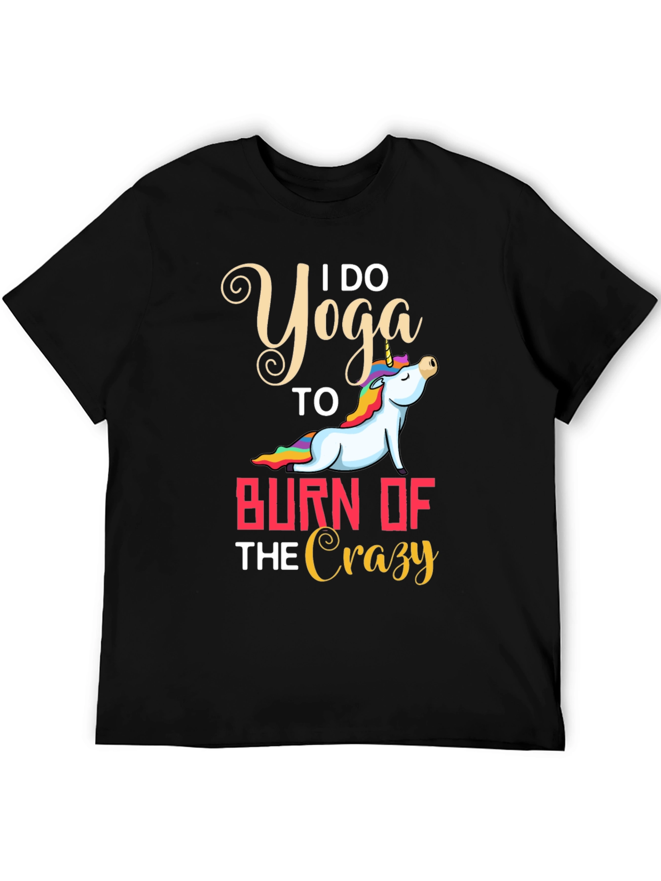 Yoga Unicorn Graphic T-Shirt