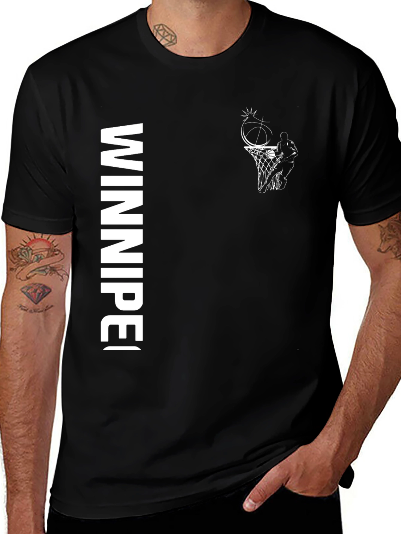 Winnipeg Basketball Graphic Tee