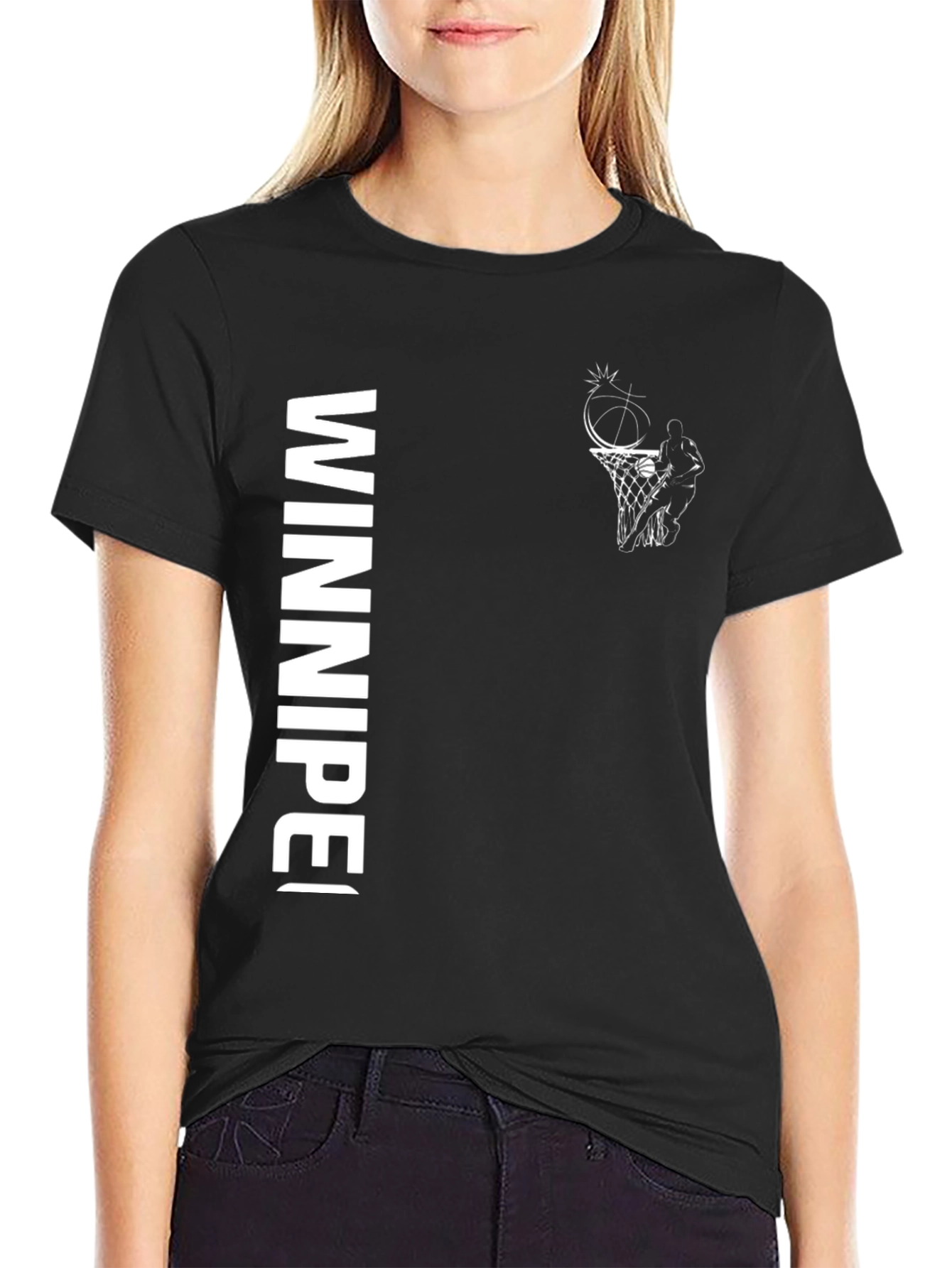 Winnipeg Basketball Graphic Tee