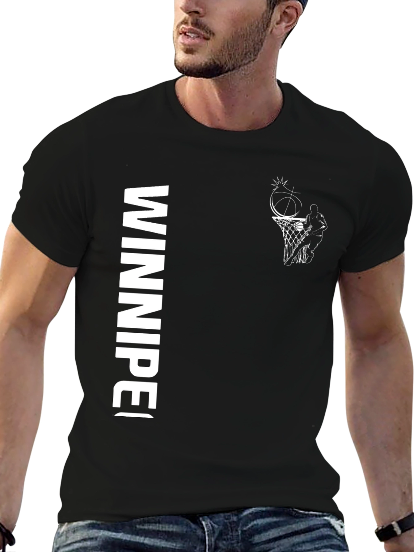 Winnipeg Basketball Graphic Tee