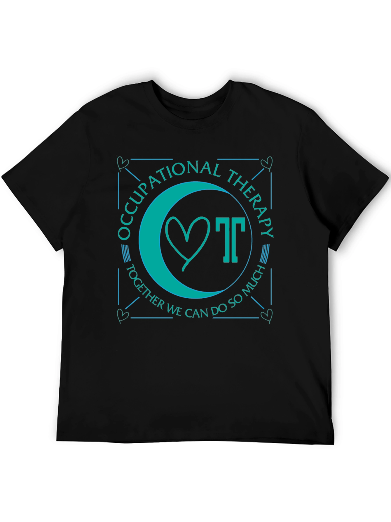 Occupational Therapy T-Shirt: Heart & OT Together