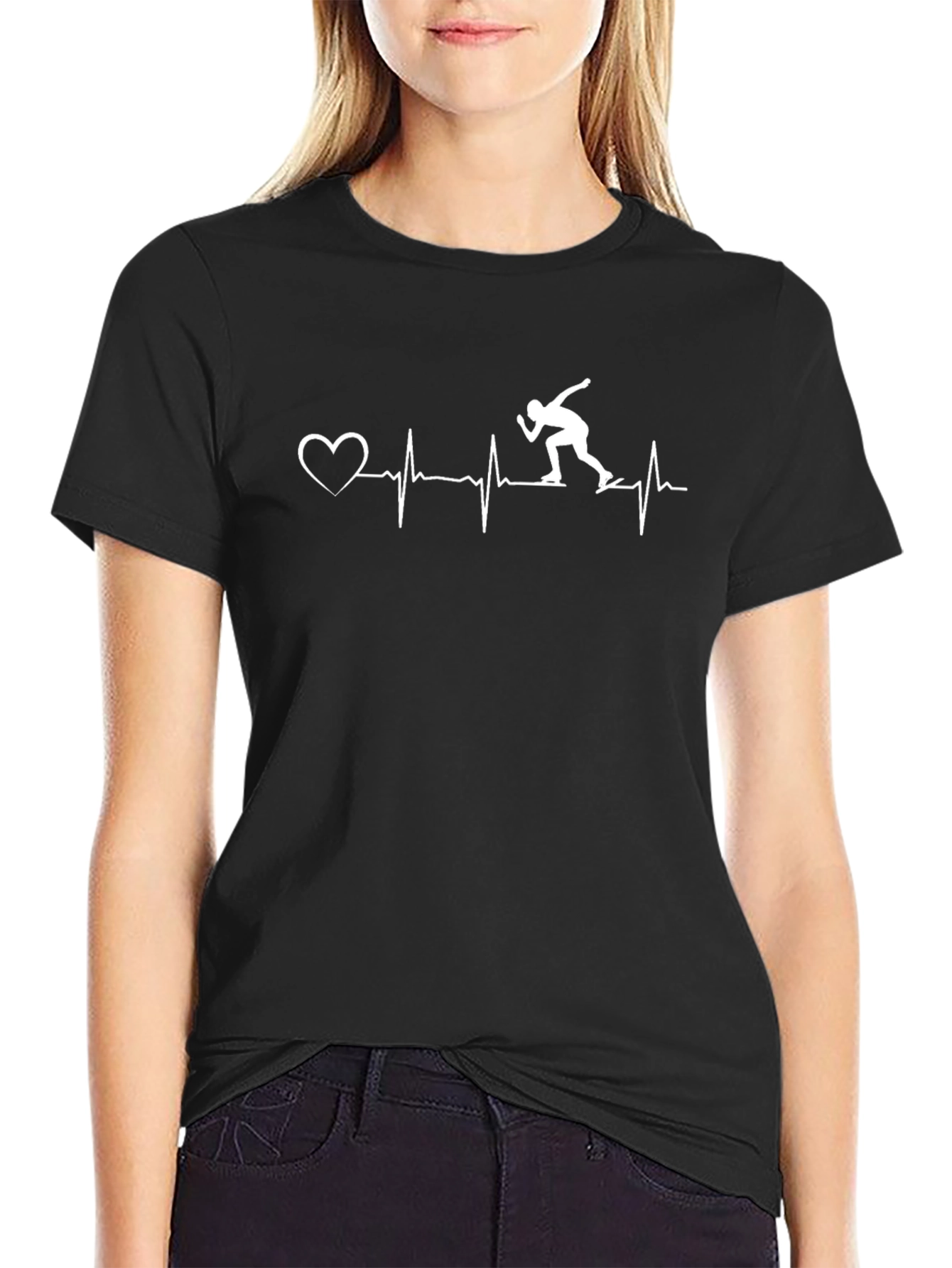 Skating Heartbeat T-Shirt