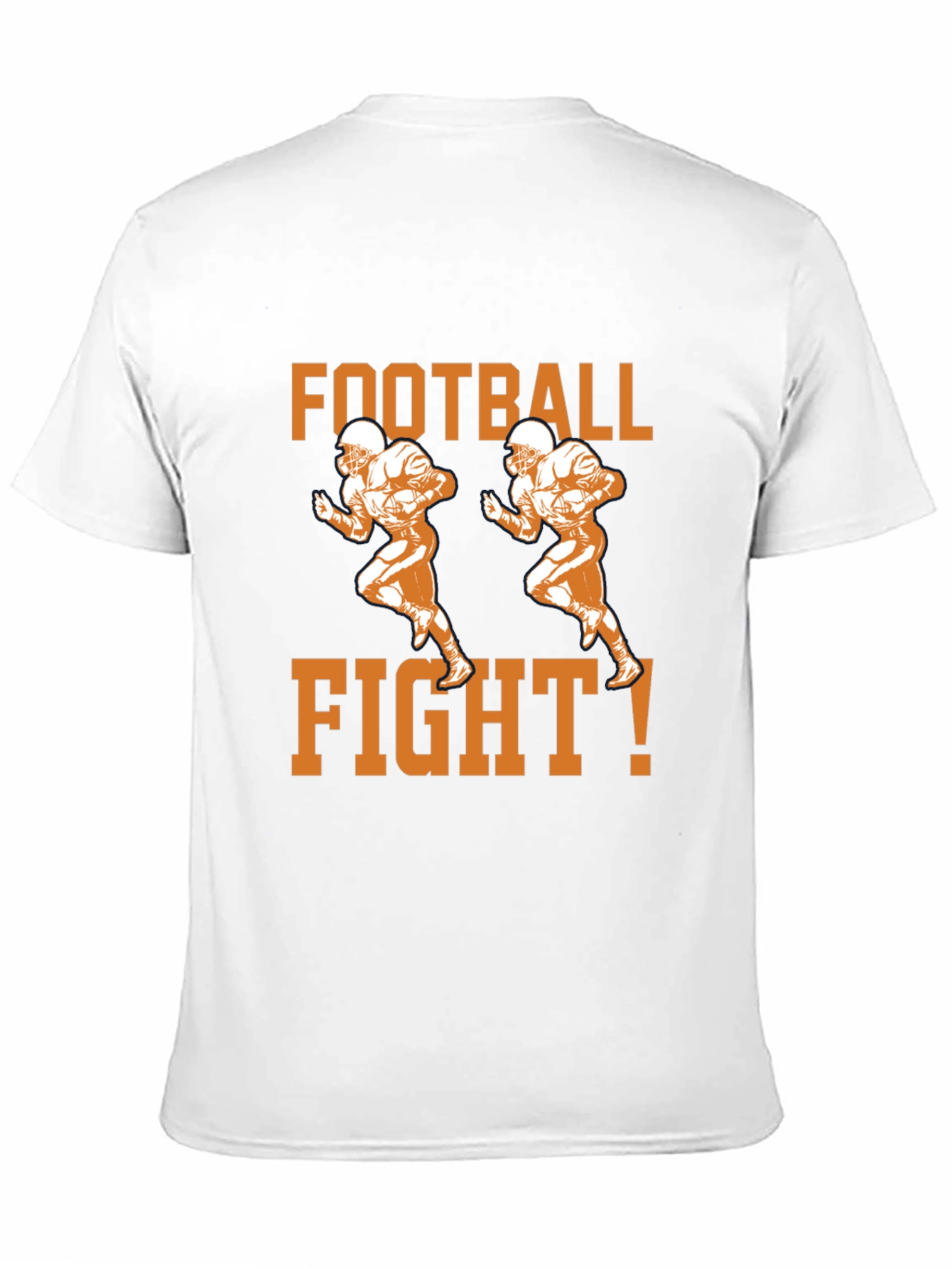 Football Fight T-Shirt - Black Graphic Tee