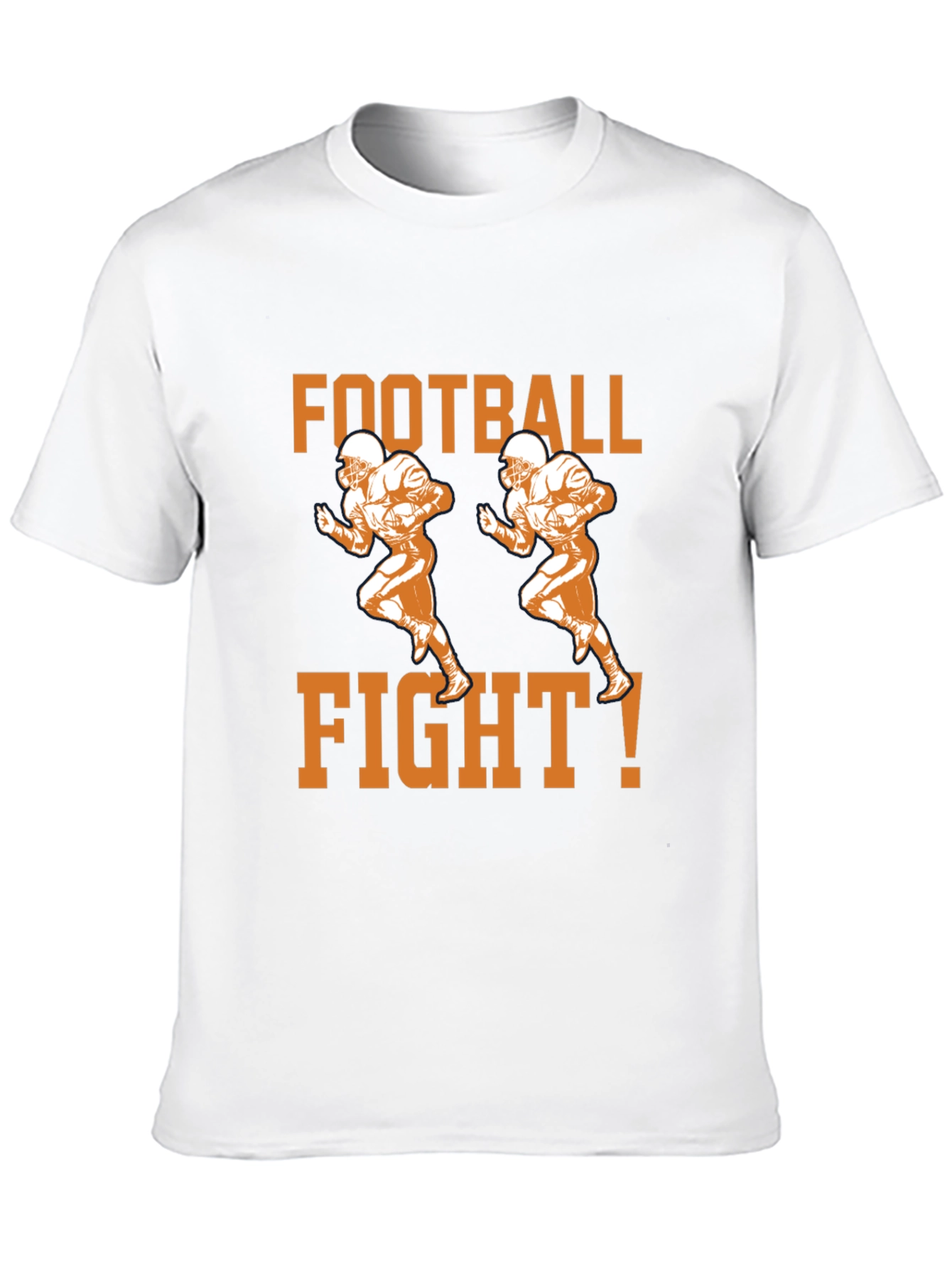 Football Fight T-Shirt - Black Graphic Tee