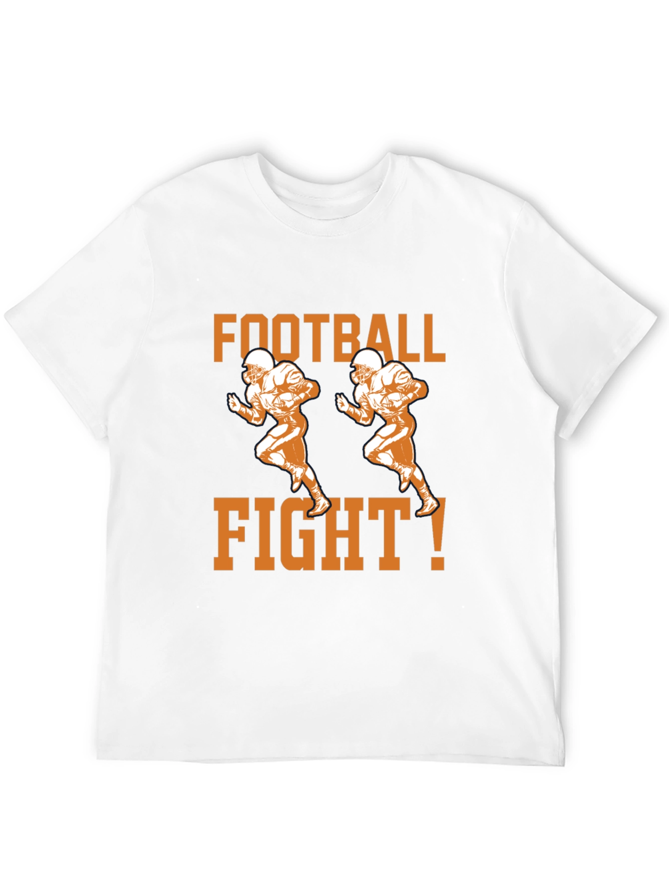 Football Fight T-Shirt - Black Graphic Tee
