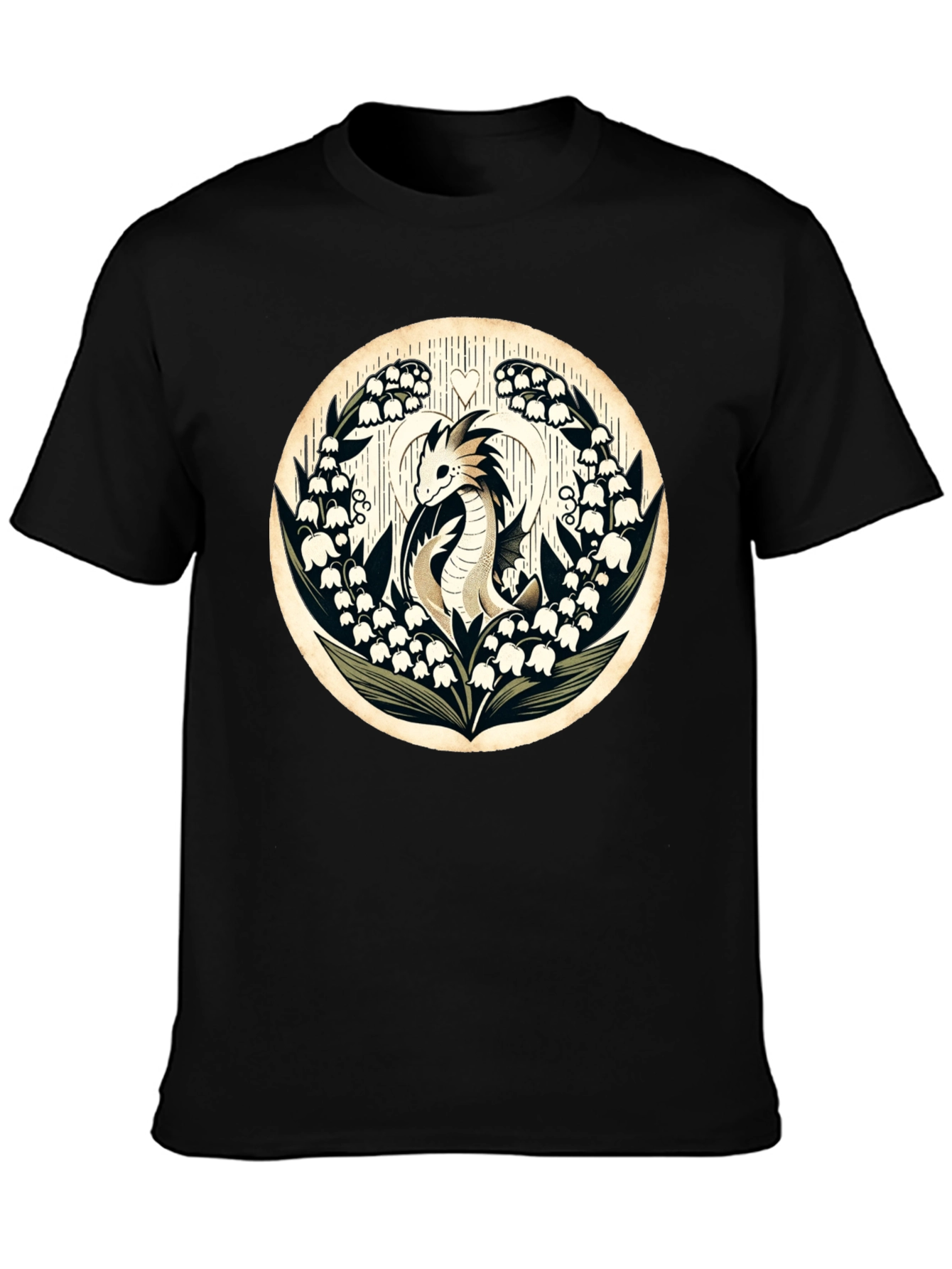 Dragon and Lily of the Valley T-Shirt