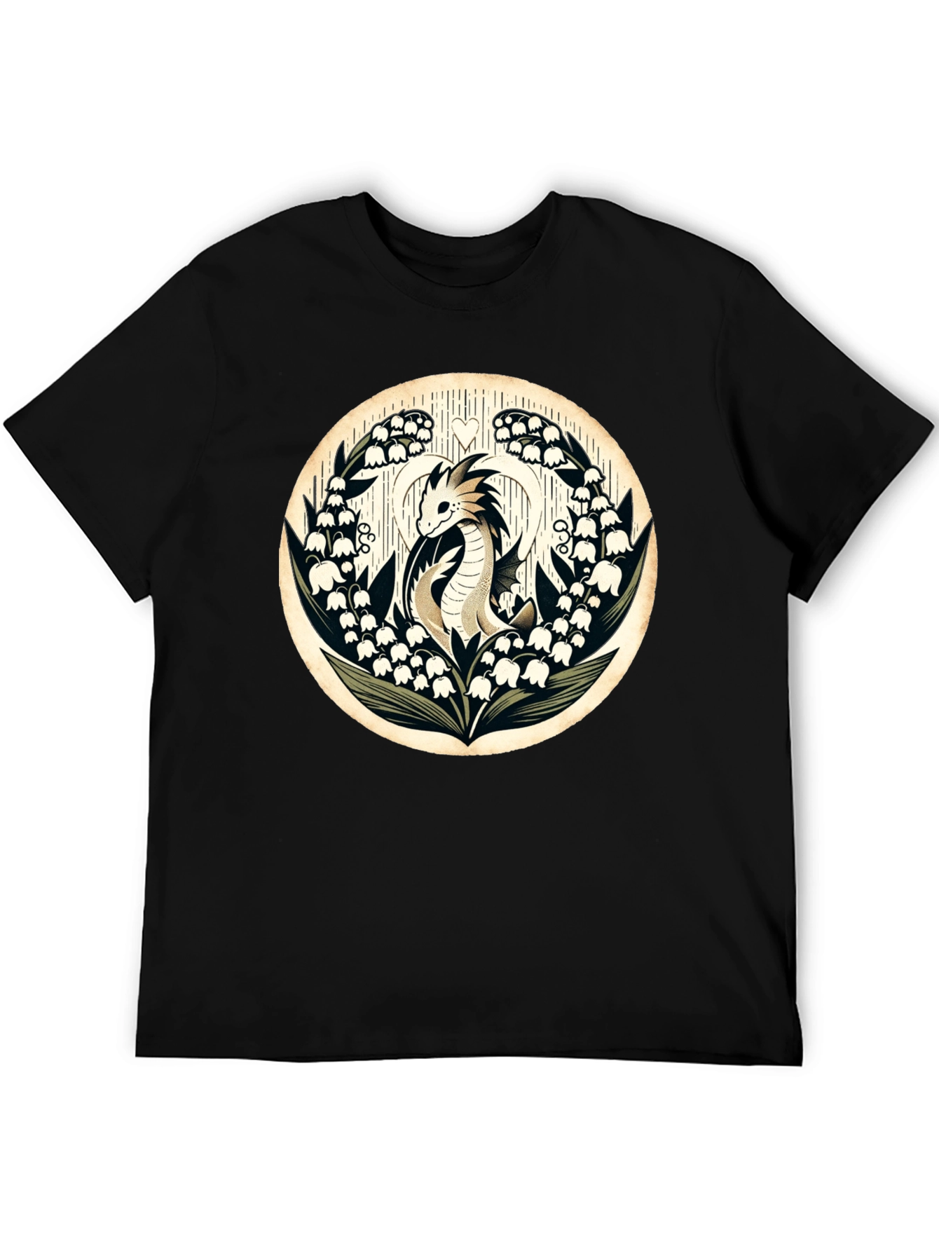 Dragon and Lily of the Valley T-Shirt