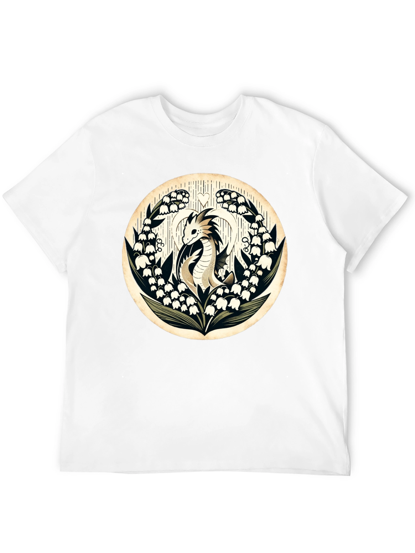 Dragon and Lily of the Valley T-Shirt