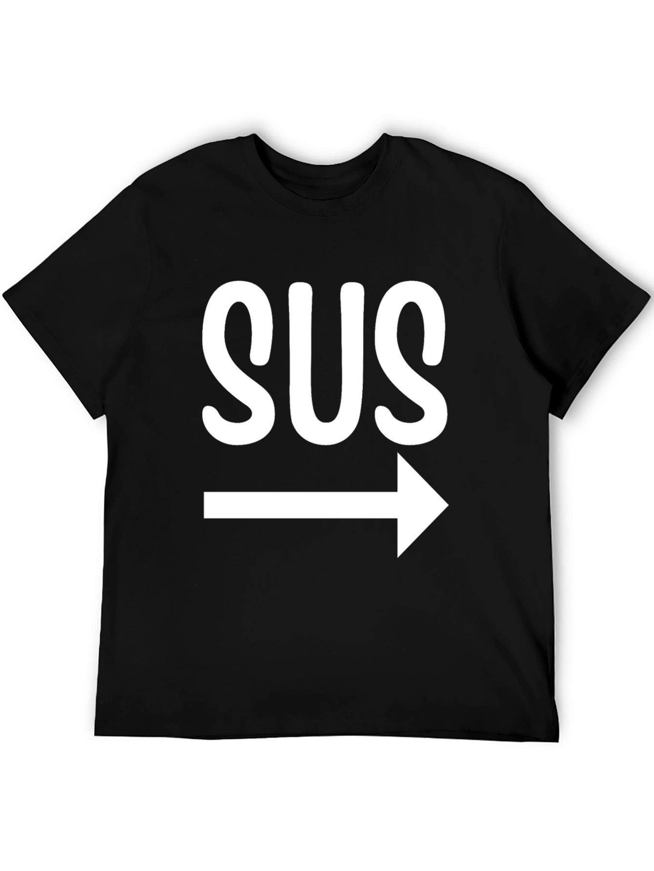 SUS T-Shirt - Amusing Suspicious Arrow Tee