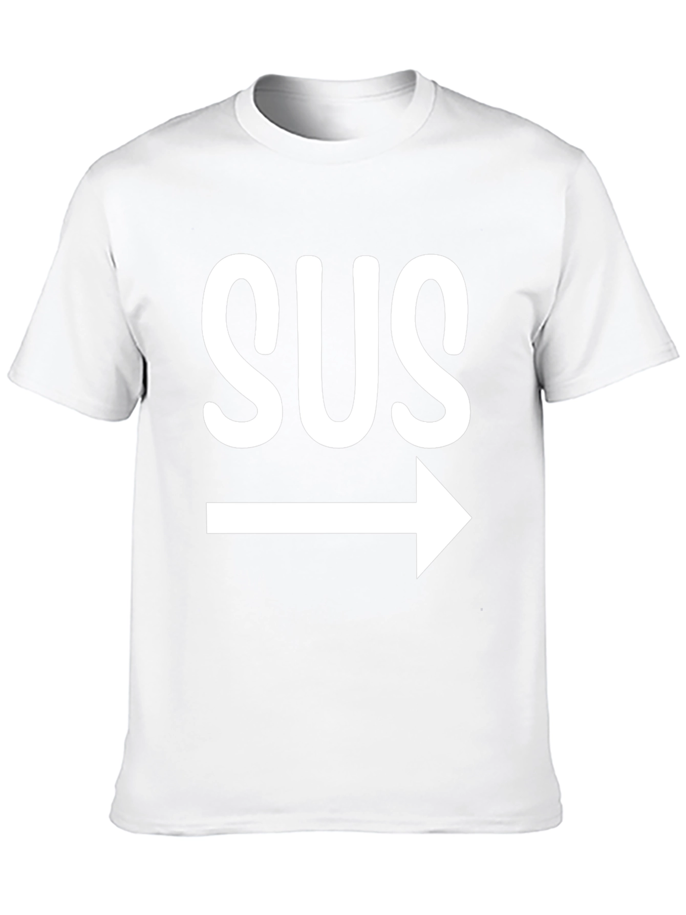 SUS T-Shirt - Amusing Suspicious Arrow Tee