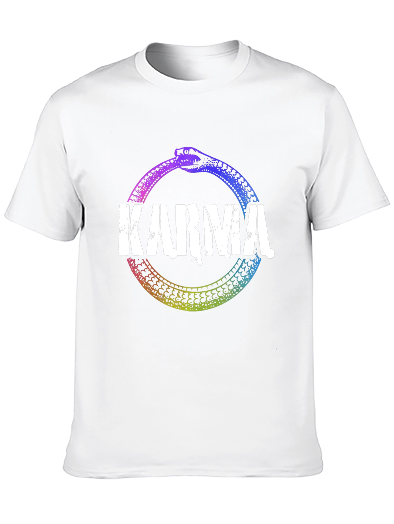 Karma Snake Graphic Print Tee - Unisex