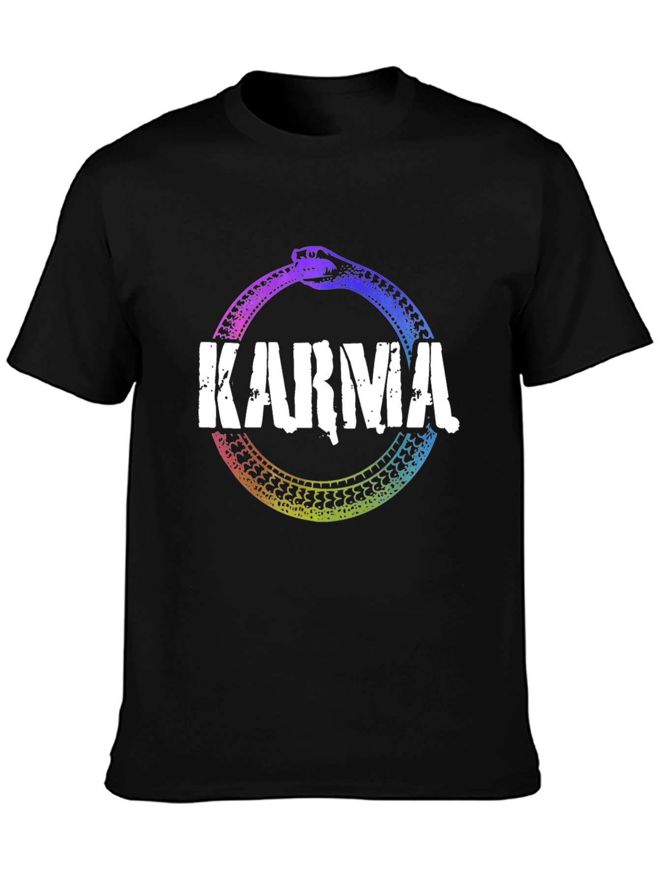 Karma Snake Graphic Print Tee - Unisex