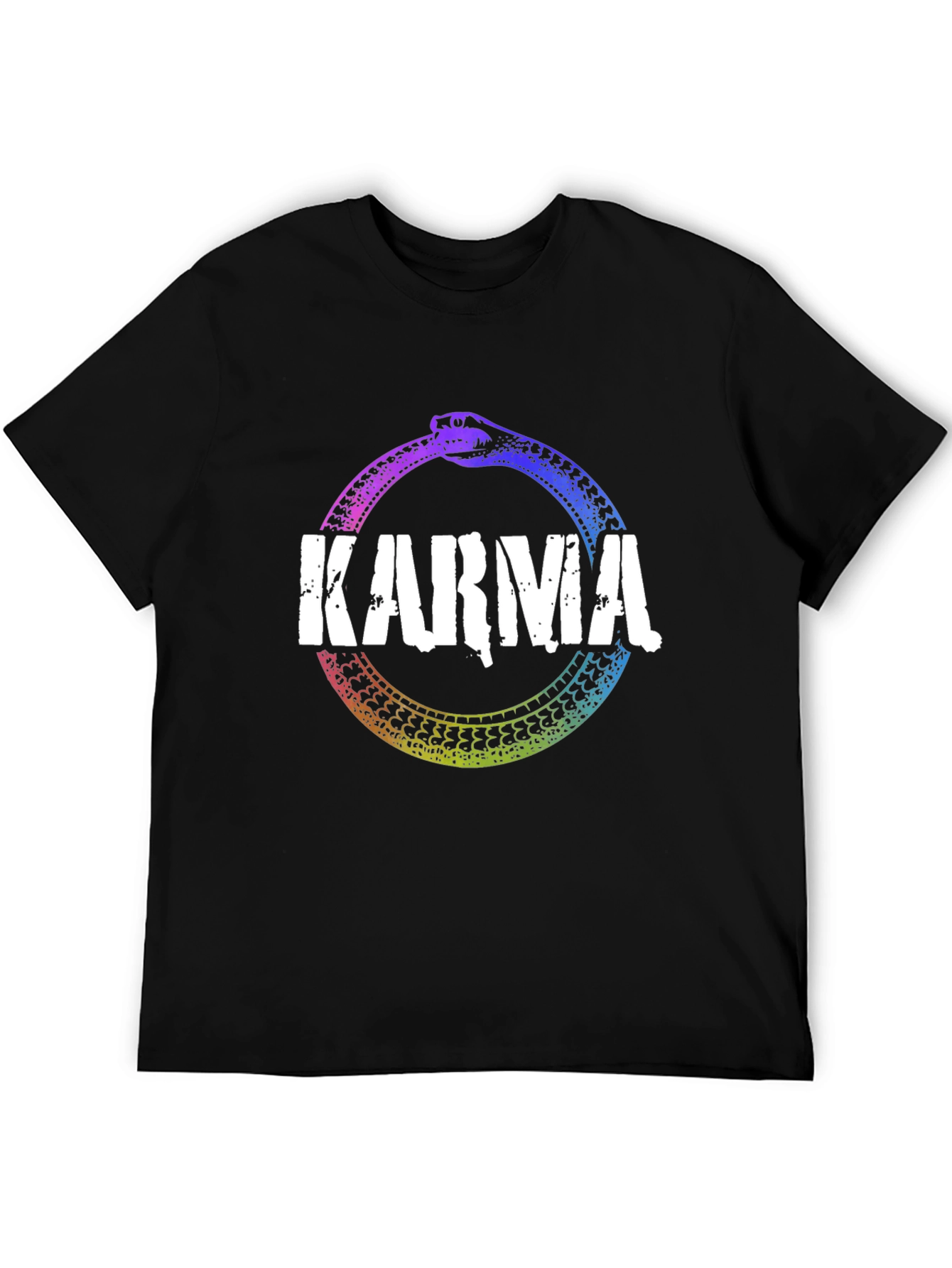 Karma Snake Graphic Print Tee - Unisex