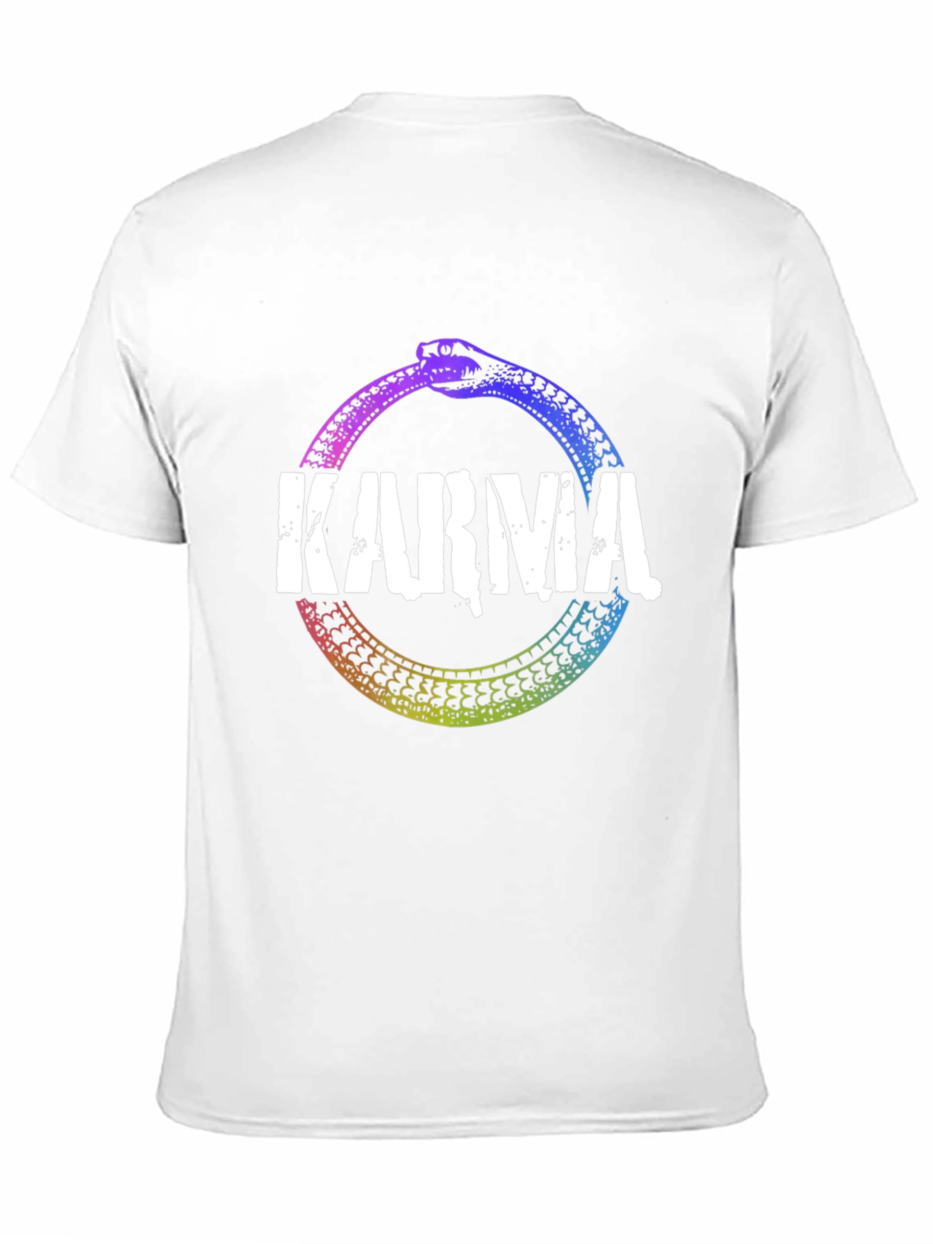 Karma Snake Graphic Print Tee - Unisex