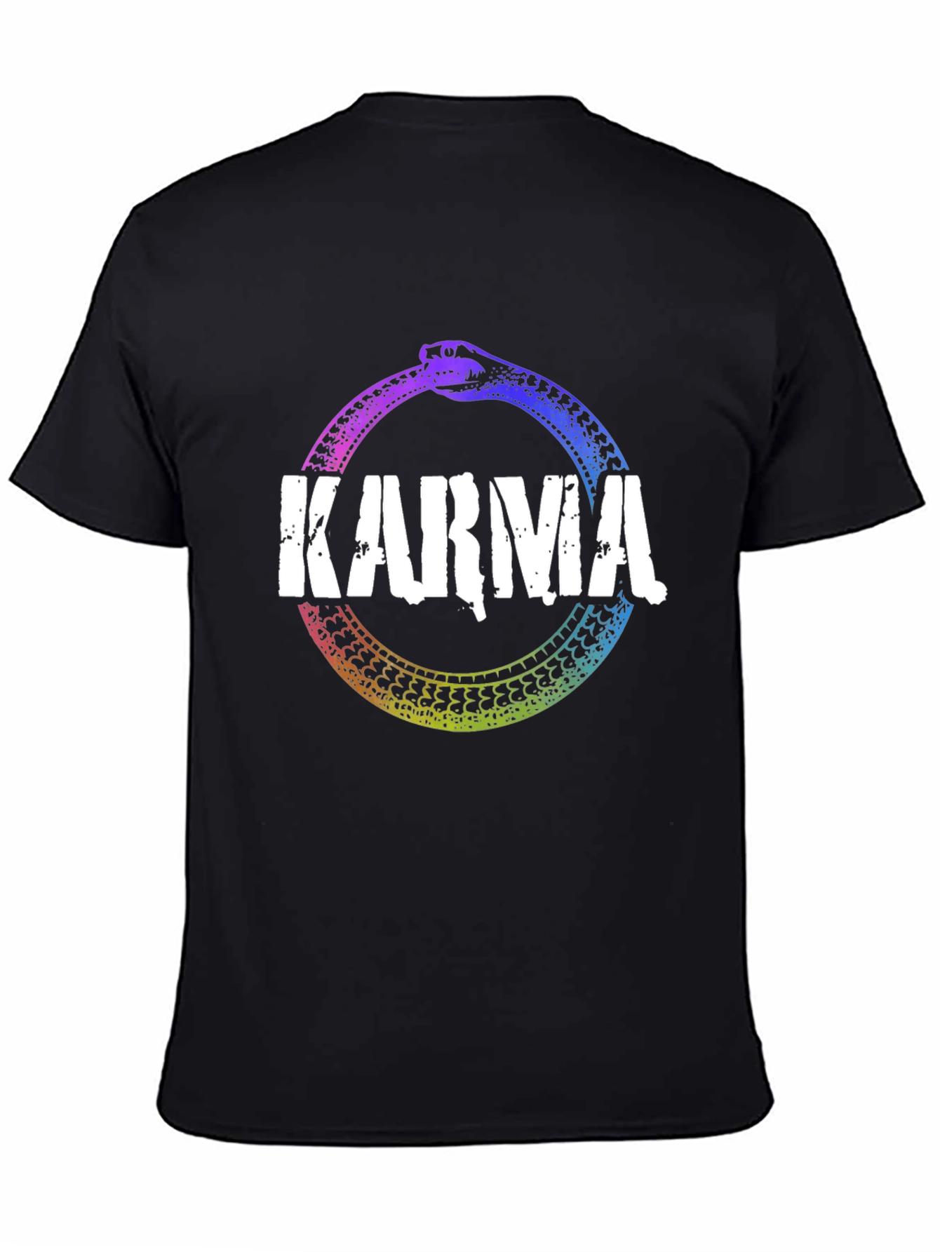 Karma Snake Graphic Print Tee - Unisex