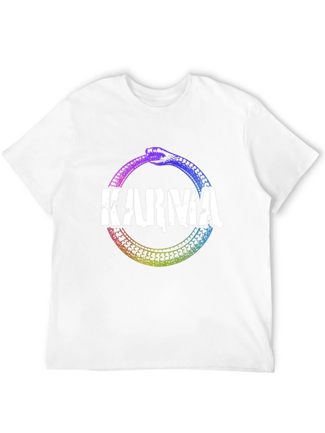 Karma Snake Graphic Print Tee - Unisex