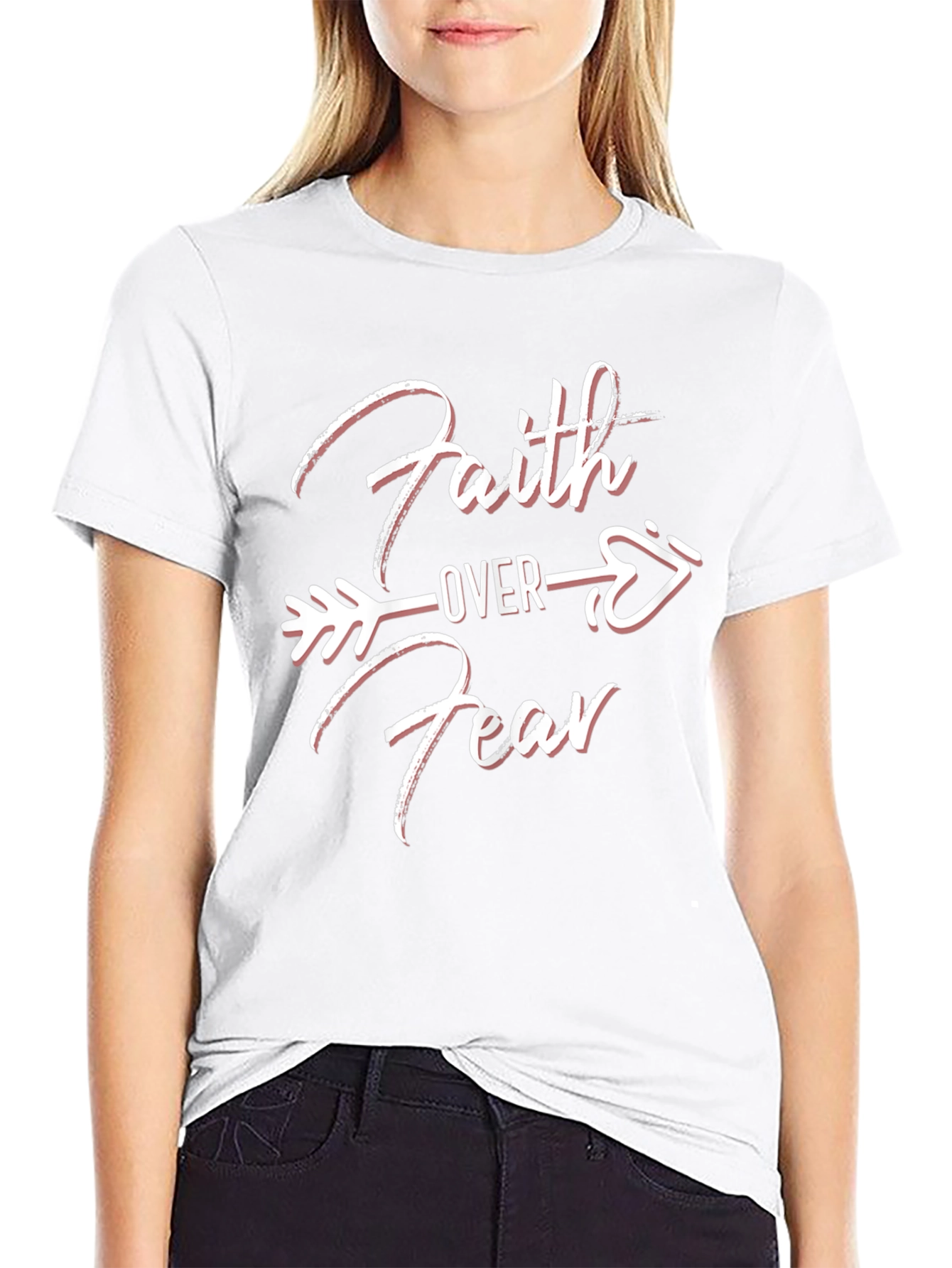 Faith Over Fear Arrow T-Shirt