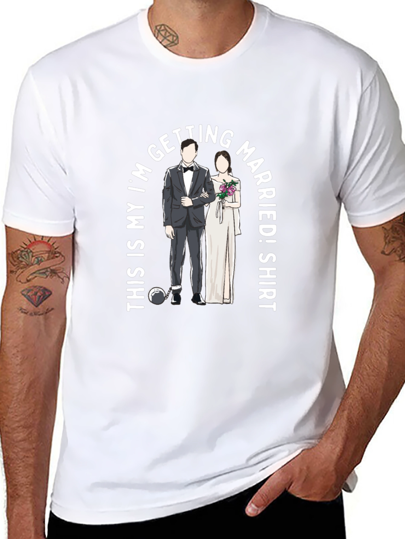 Funny Getting Married Graphic T-Shirt