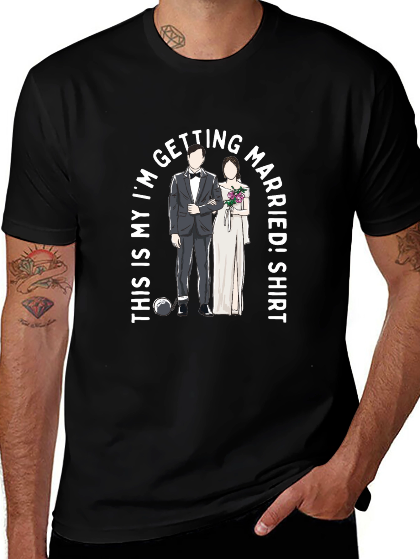 Funny Getting Married Graphic T-Shirt