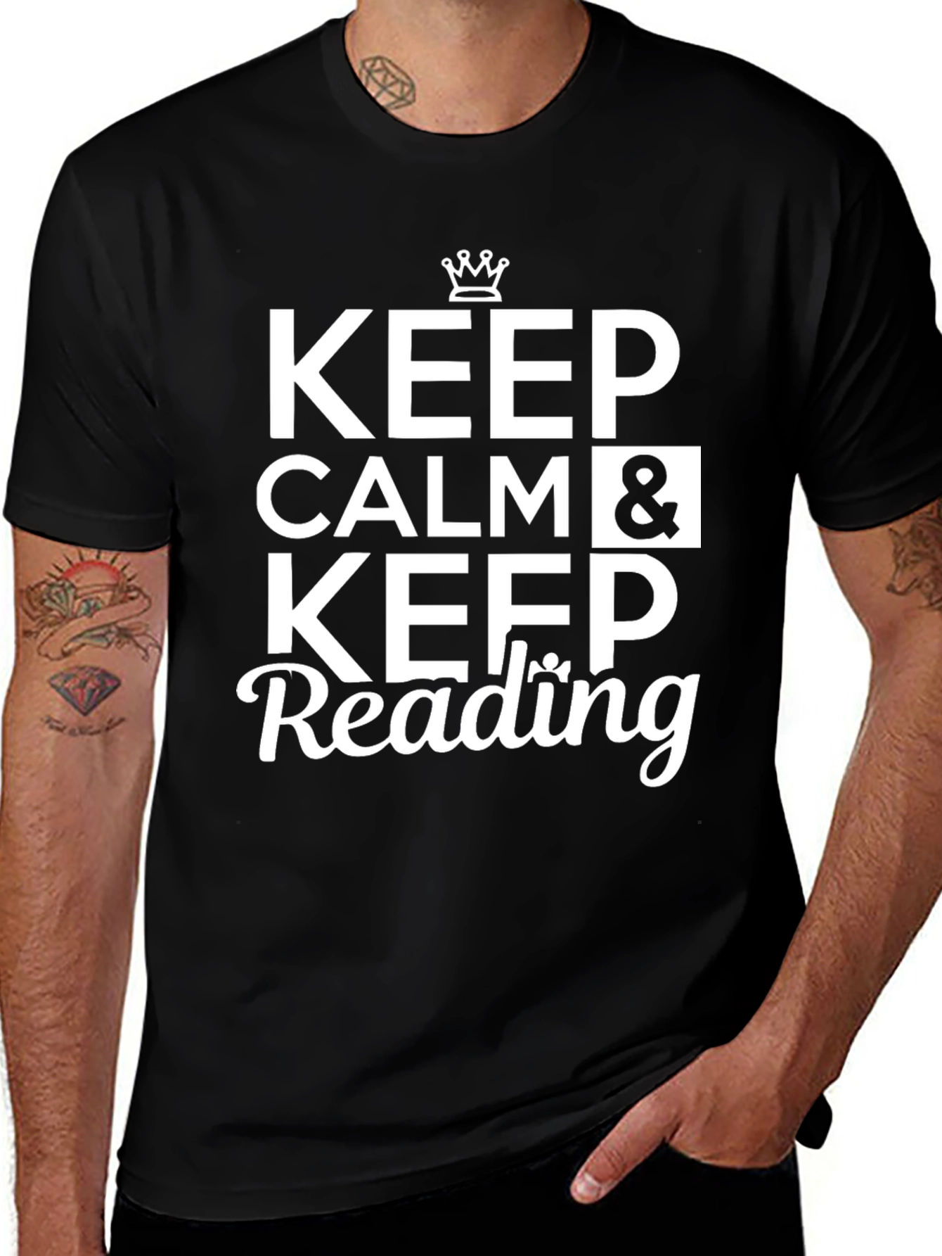 Keep Calm and Keep Reading T-Shirt