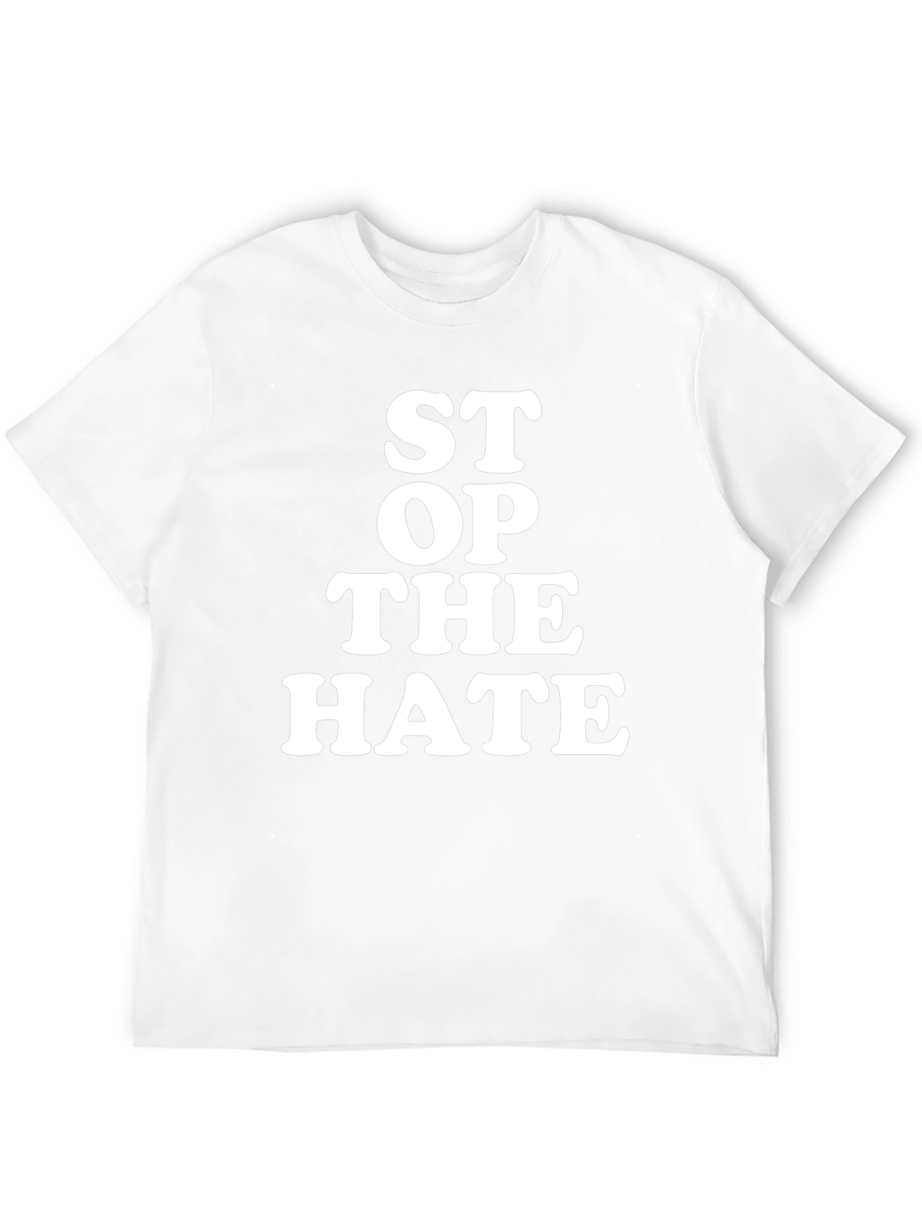 Stop the Hate Graphic Tee - Anti-Hate Statement Shirt