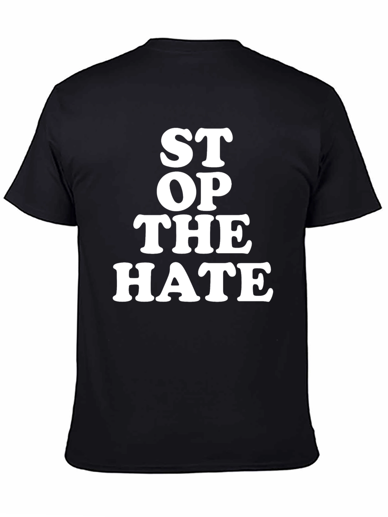 Stop the Hate Graphic Tee - Anti-Hate Statement Shirt