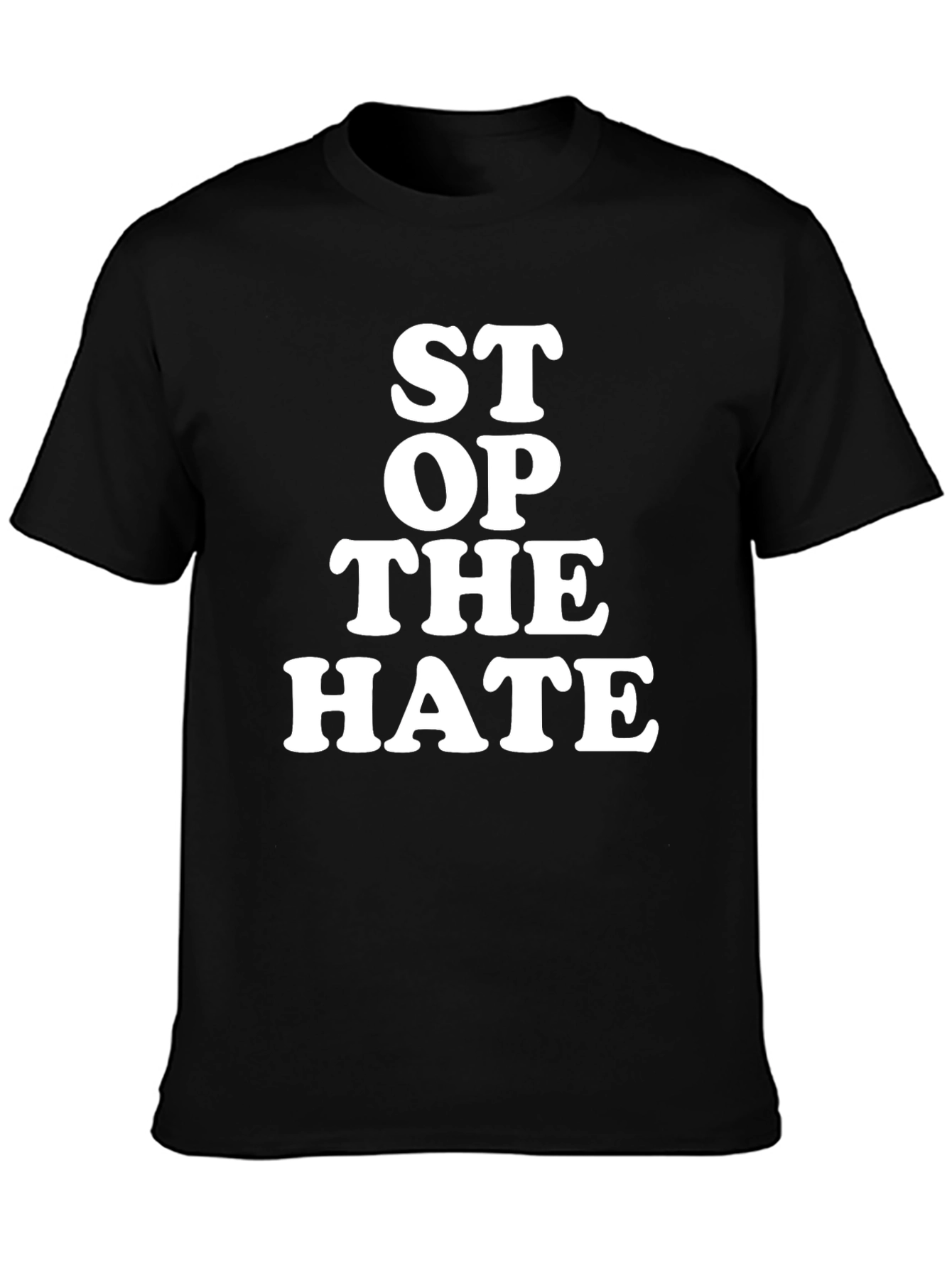 Stop the Hate Graphic Tee - Anti-Hate Statement Shirt