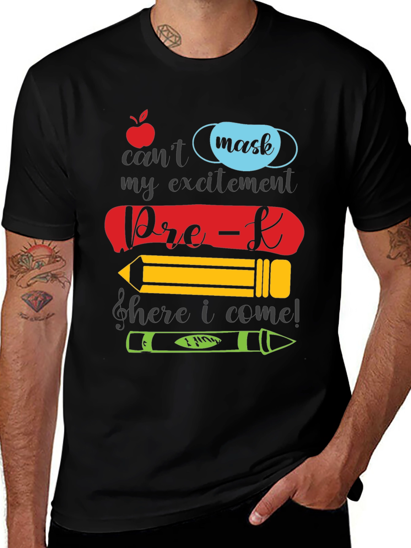 Pre-K Mask Ready Teacher T-Shirt