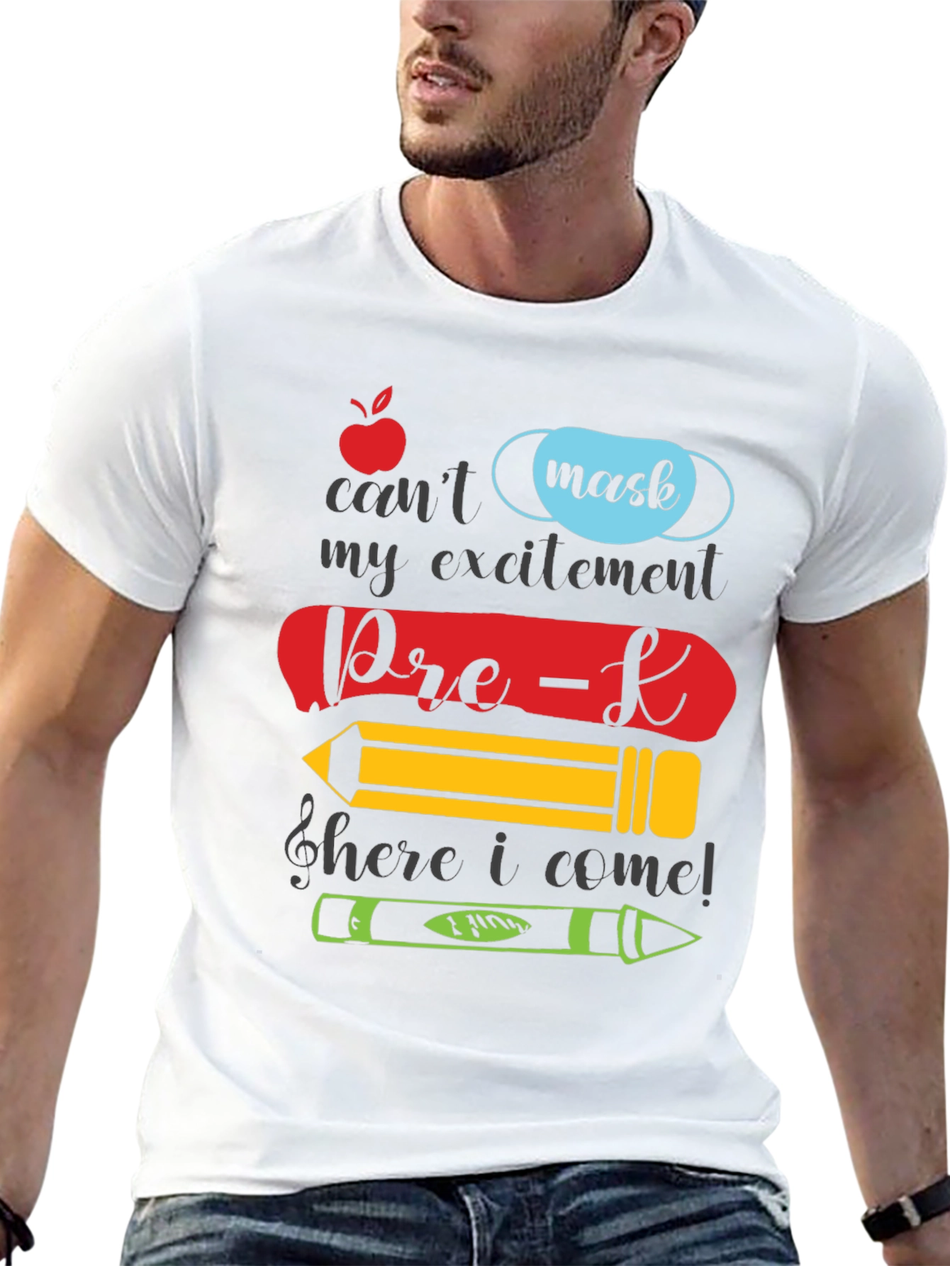 Pre-K Mask Ready Teacher T-Shirt