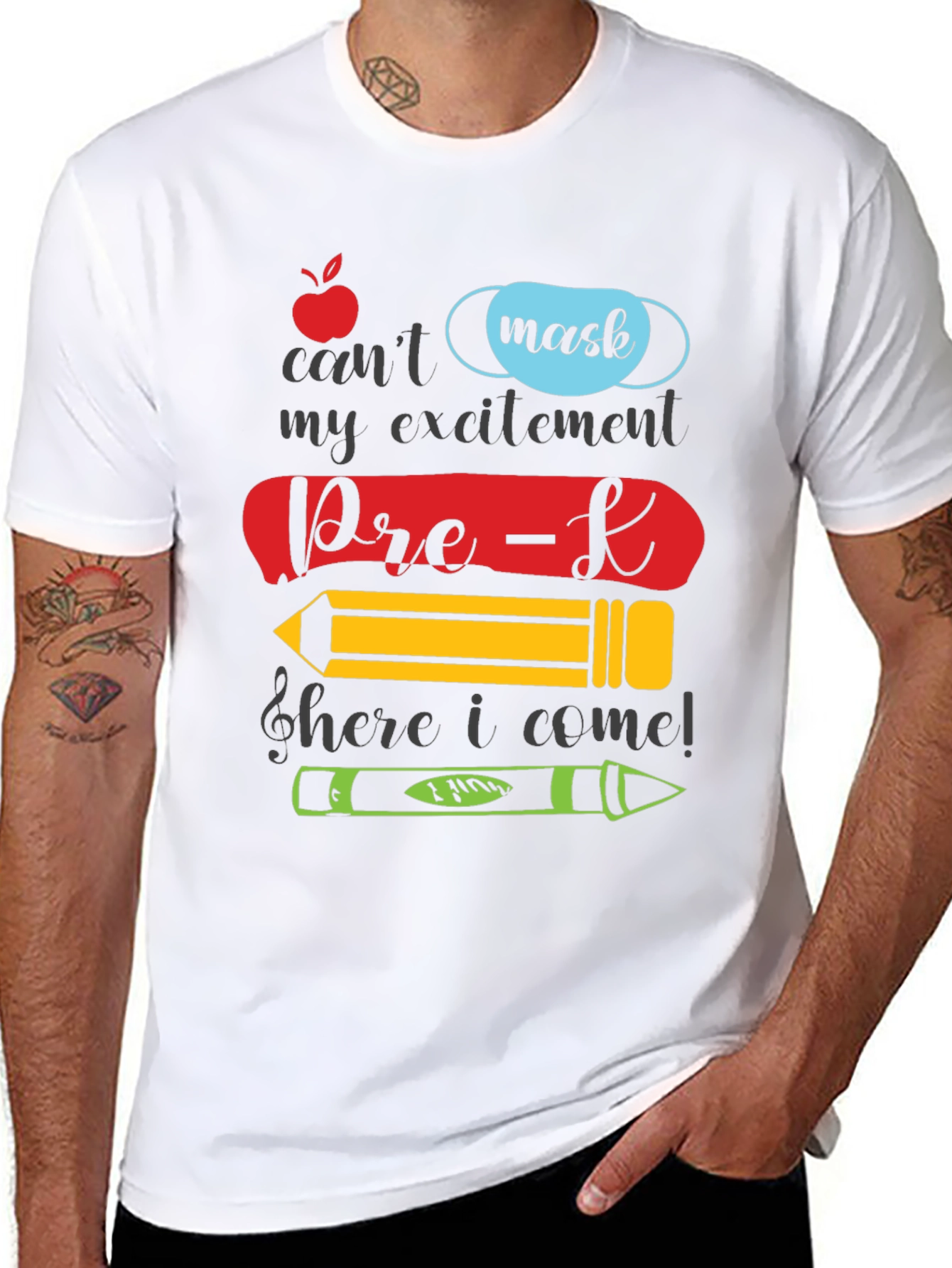 Pre-K Mask Ready Teacher T-Shirt