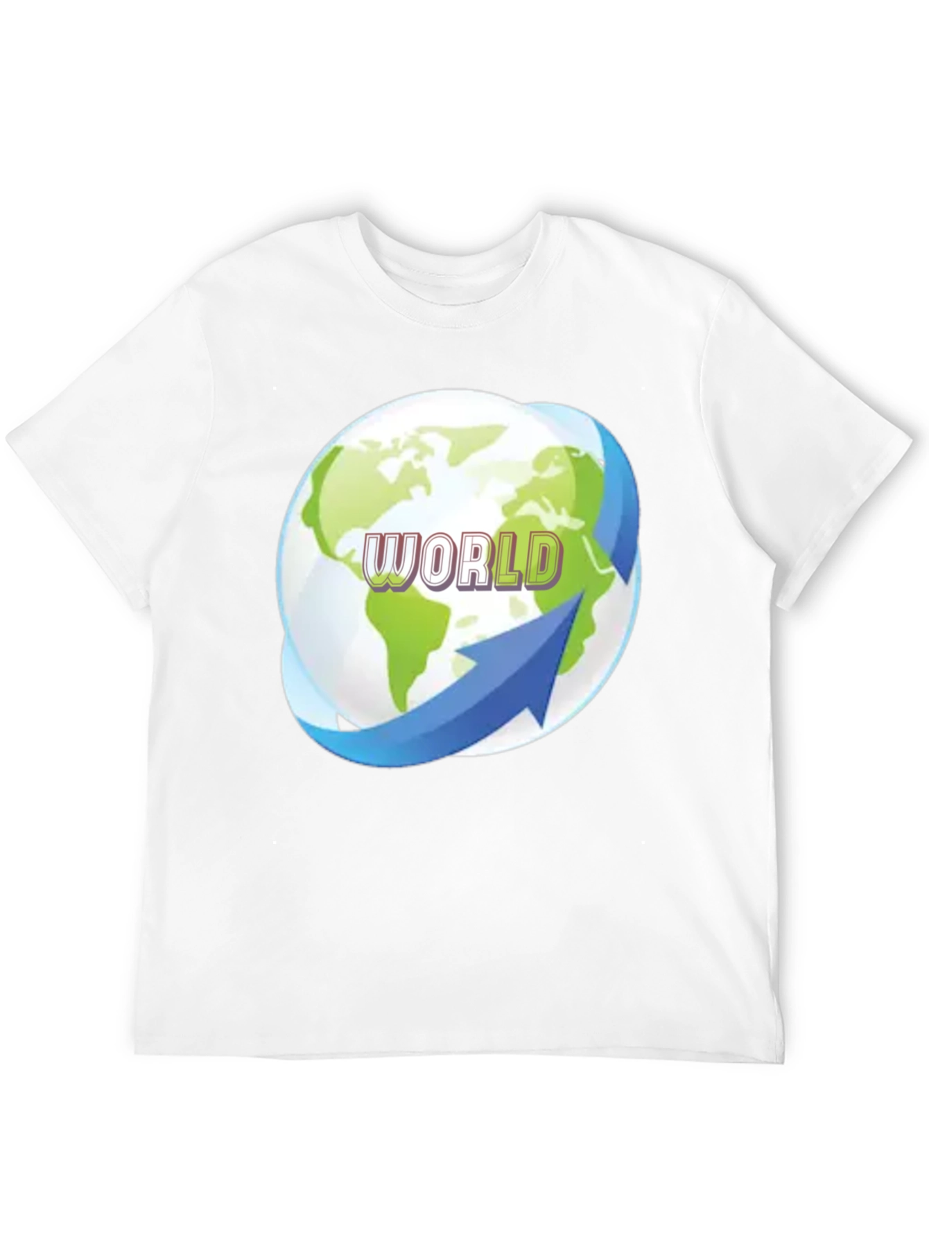 World Graphic Tee - Earth Globe T-Shirt