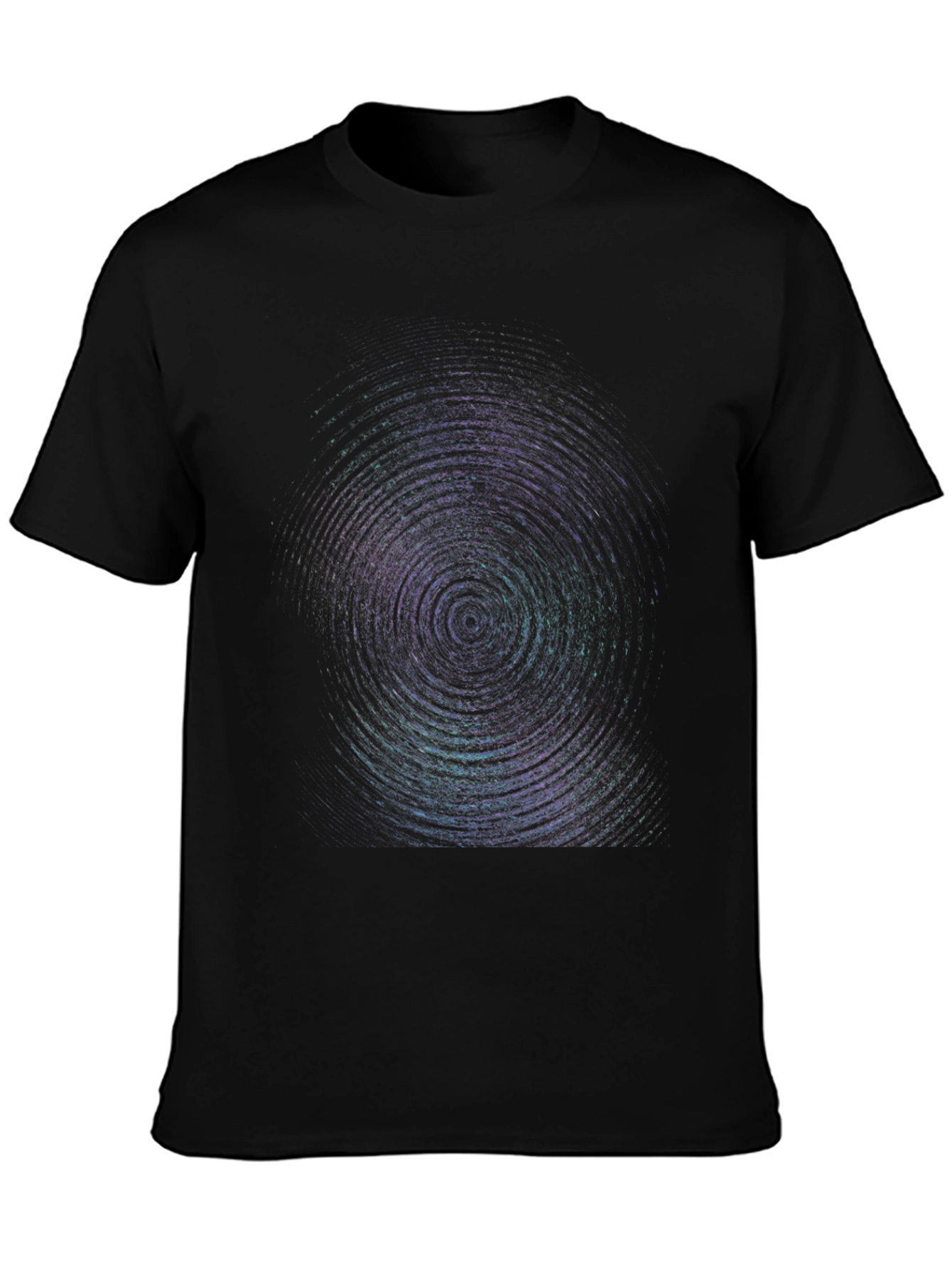 Abstract Vortex Black T-Shirt