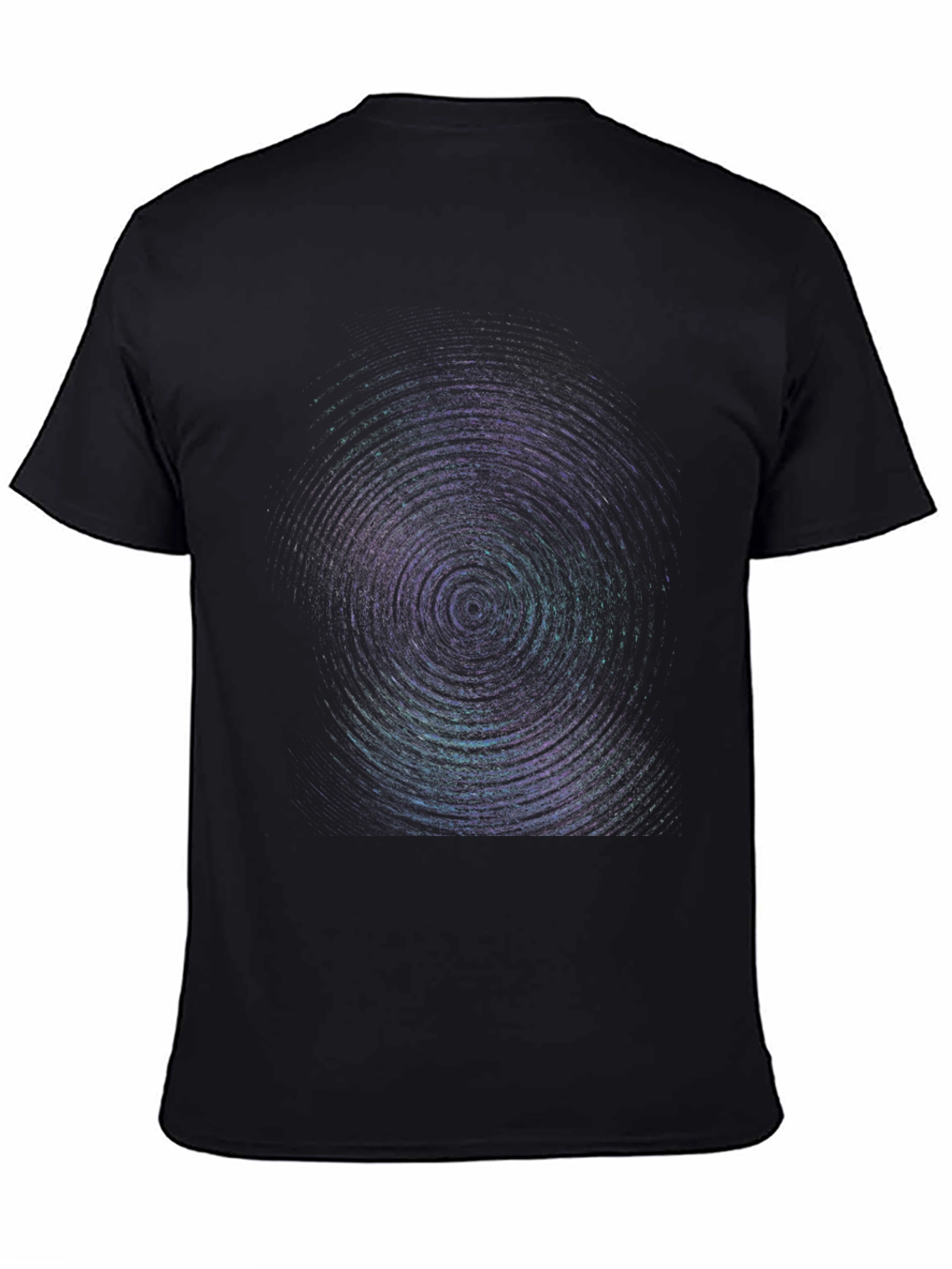 Abstract Vortex Black T-Shirt