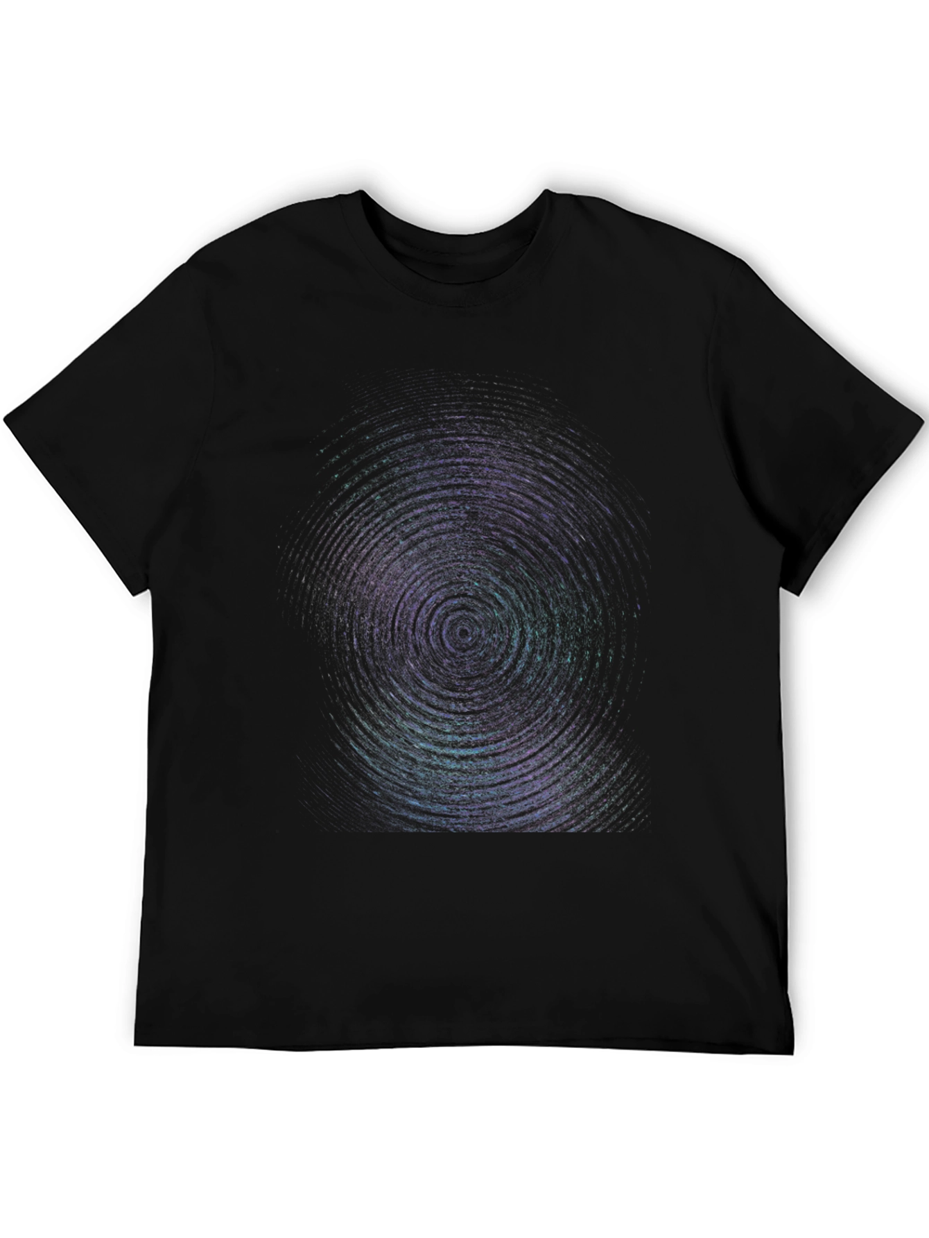 Abstract Vortex Black T-Shirt