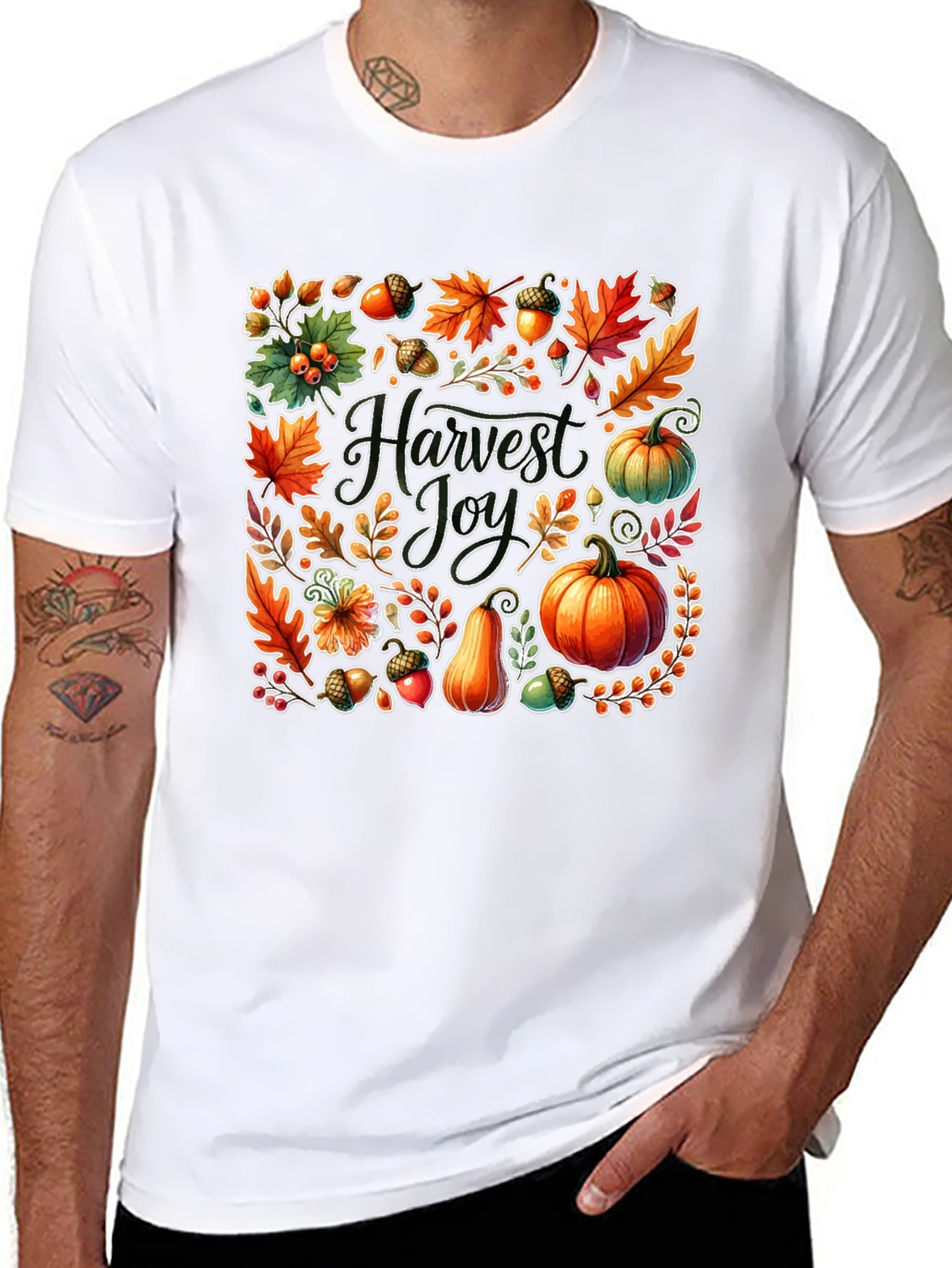 Harvest Joy T-Shirt Autumn Design