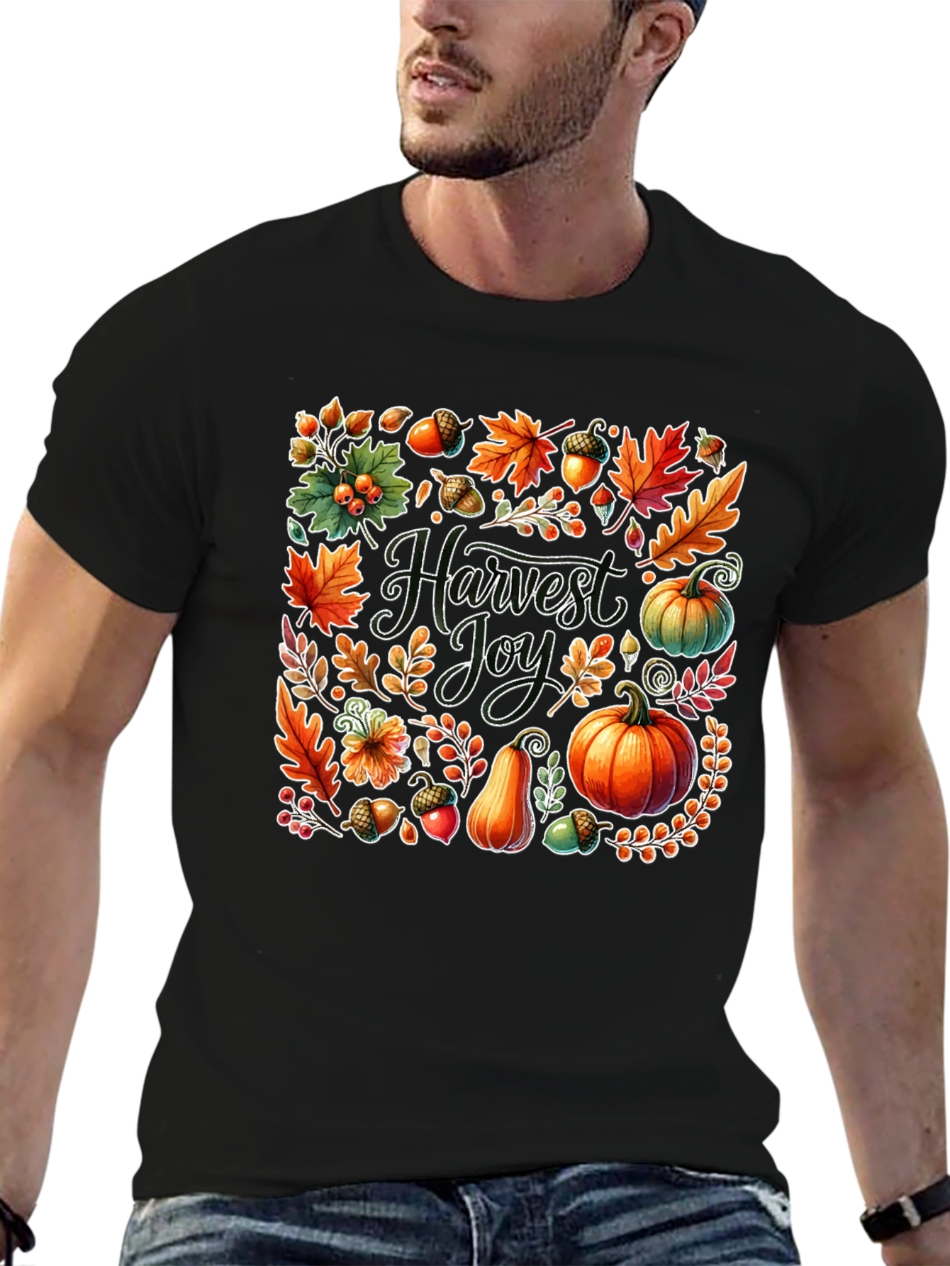 Harvest Joy T-Shirt Autumn Design