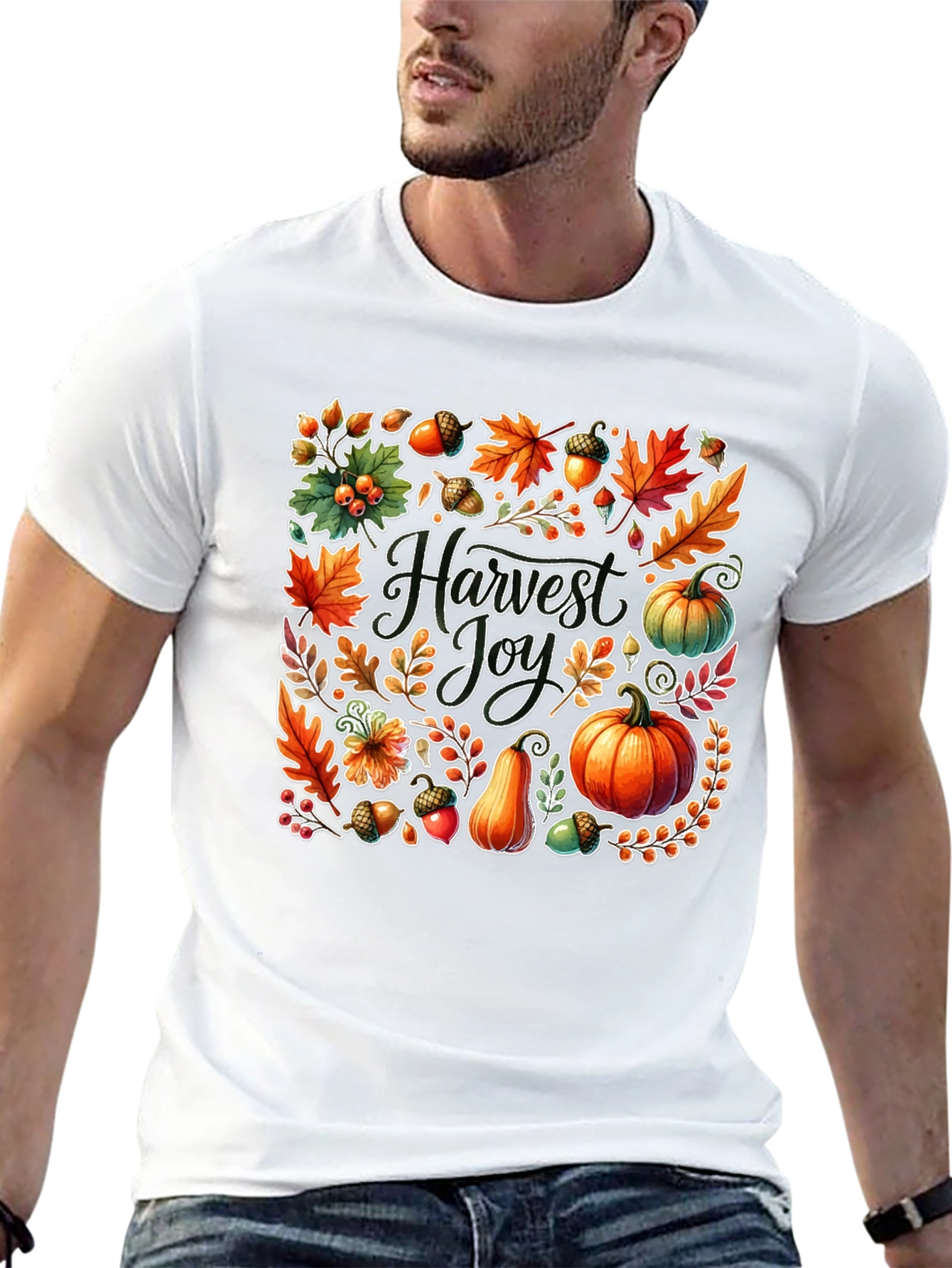 Harvest Joy T-Shirt Autumn Design