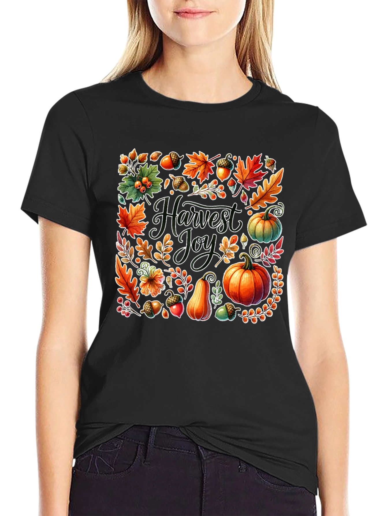 Harvest Joy T-Shirt Autumn Design
