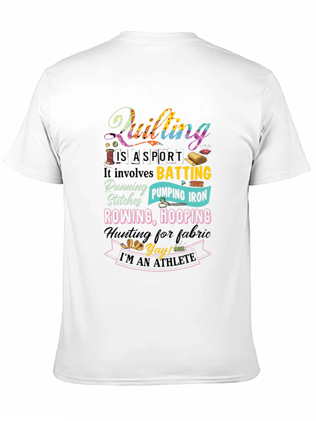Quilting Is A Sport Graphic Tee