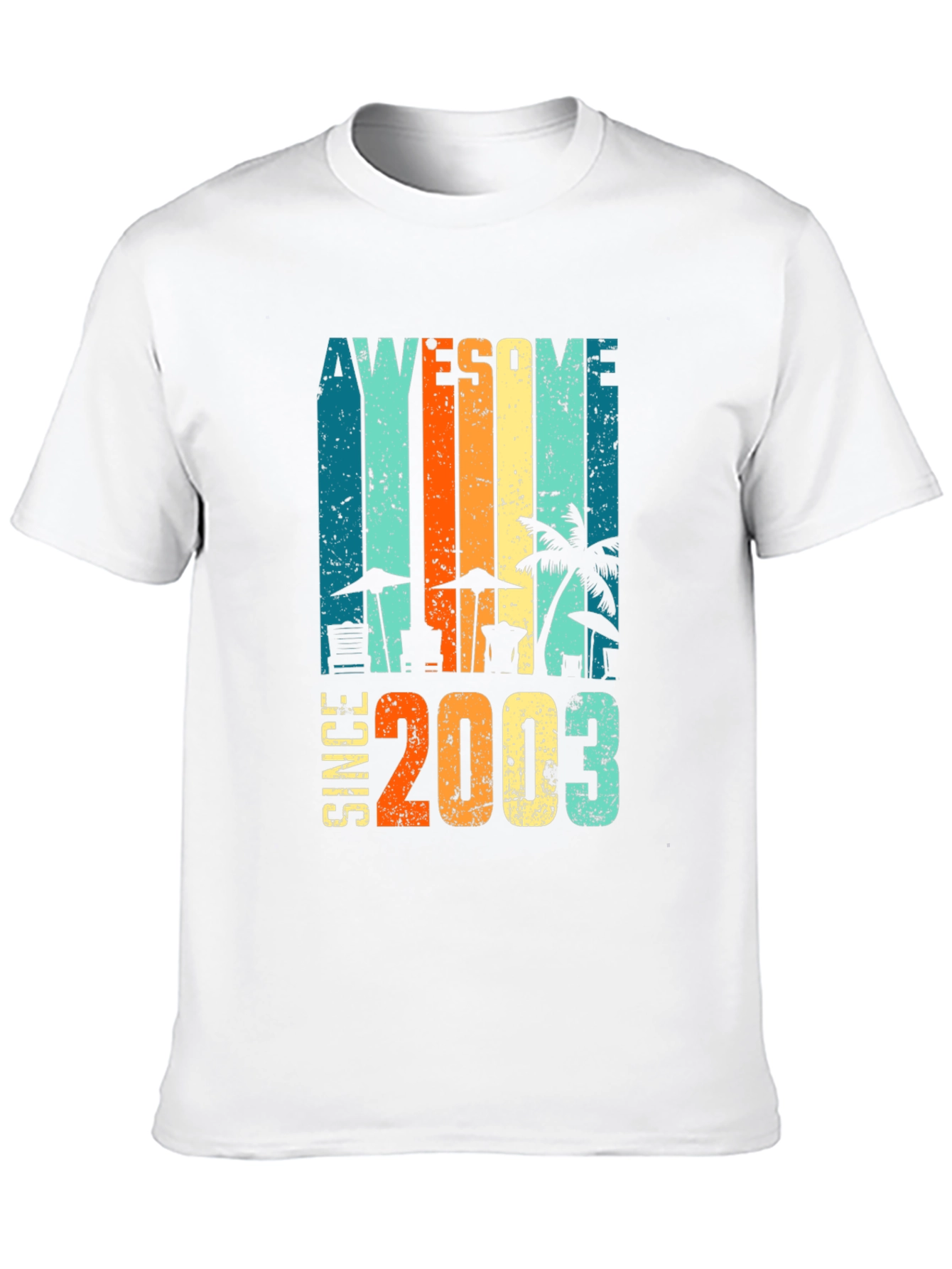 Awesome Since 2003 Retro Graphic T-Shirt