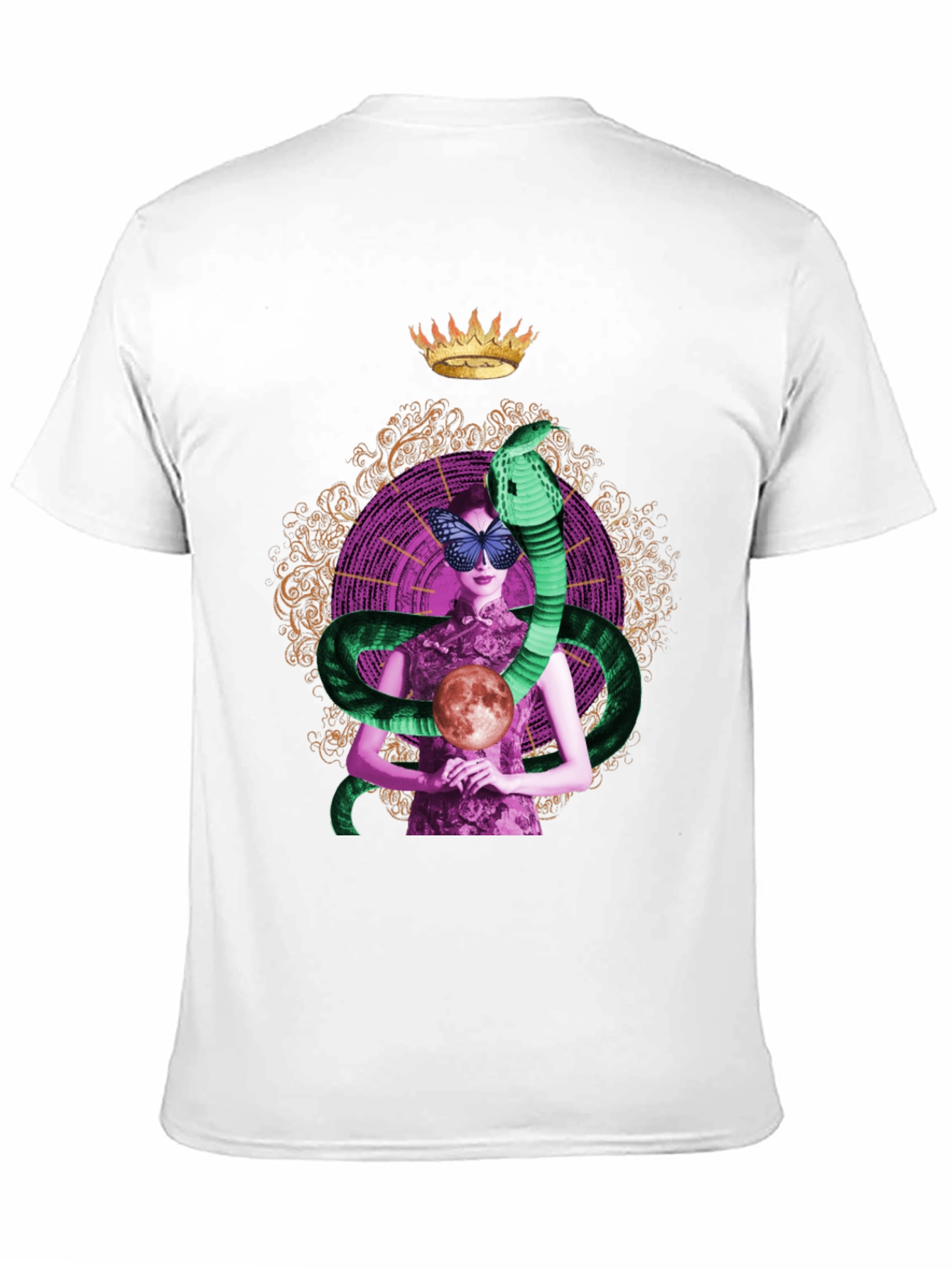Mystic Serpent Queen T-Shirt - Unique Graphic Tee