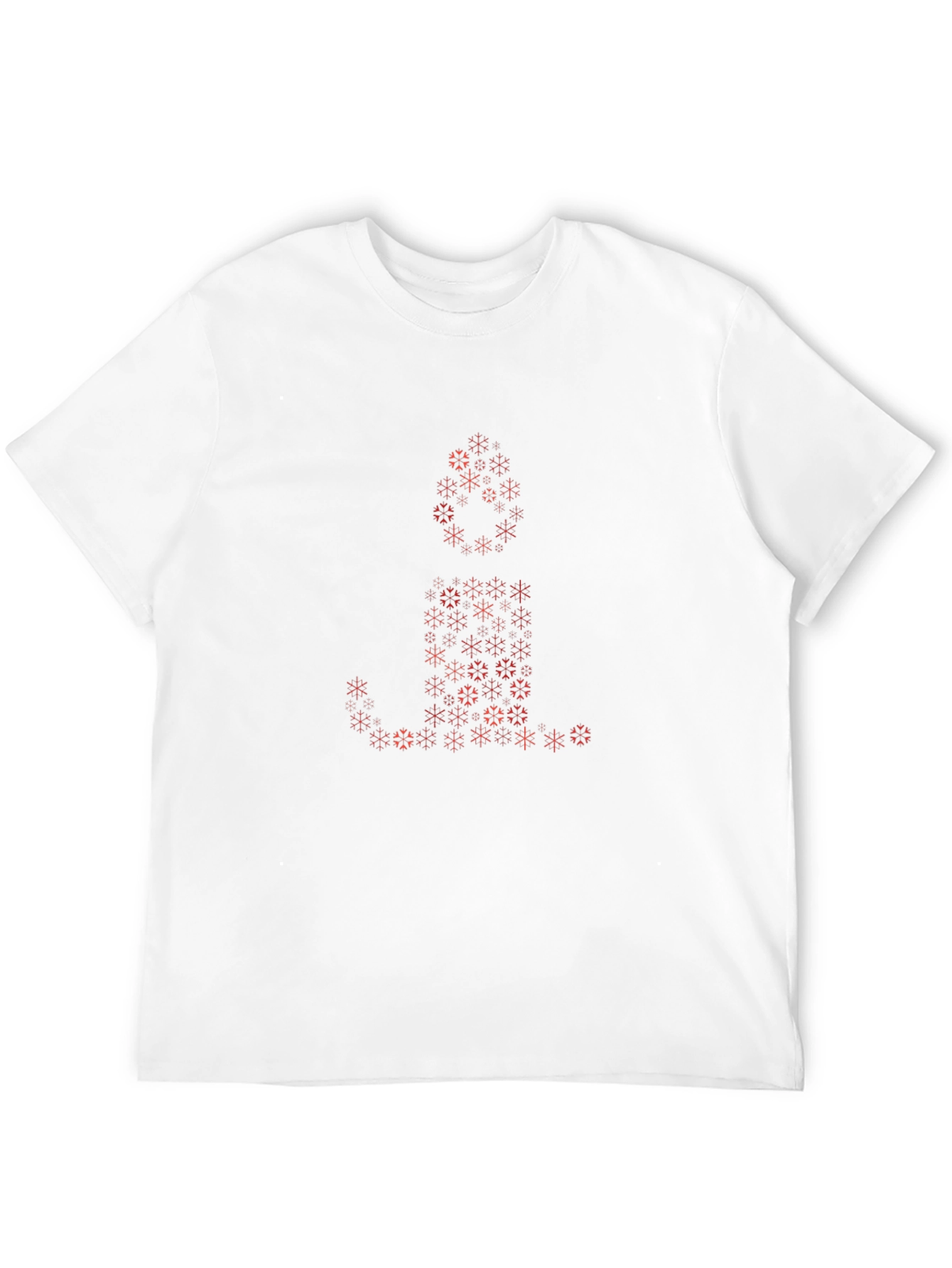 Snowflake Candle Graphic T-Shirt