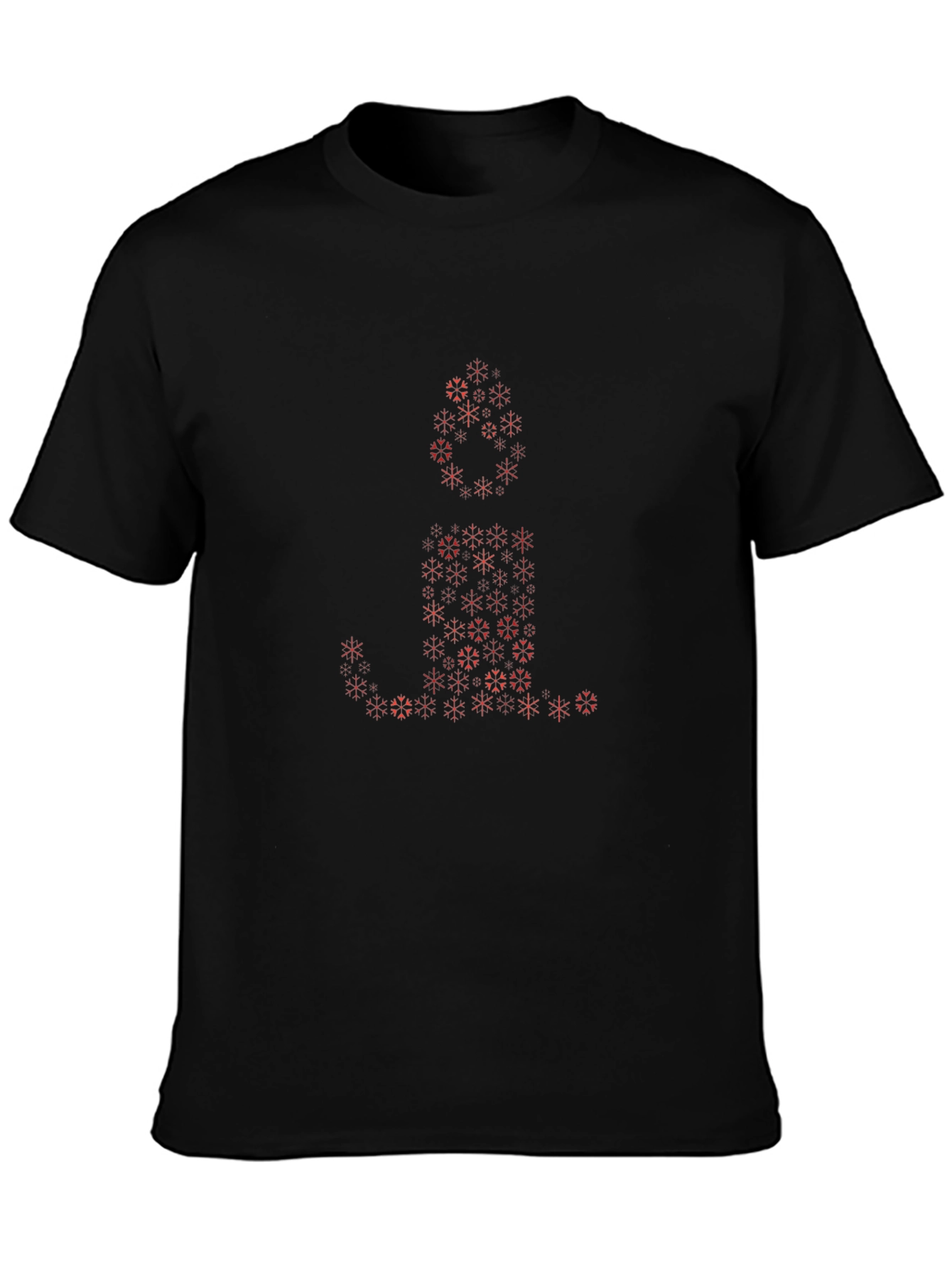 Snowflake Candle Graphic T-Shirt