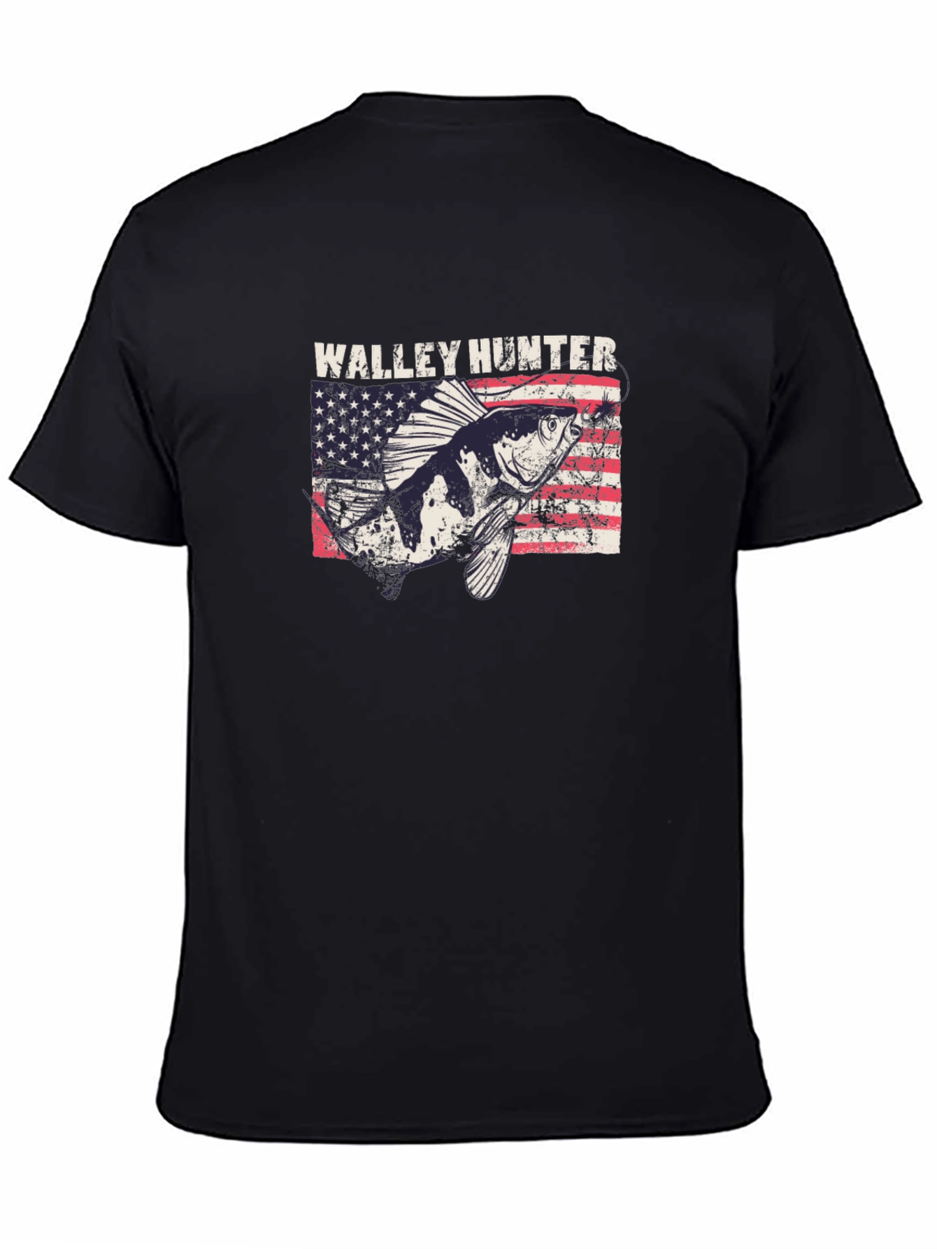 Walley Hunter USA Flag Graphic Tee