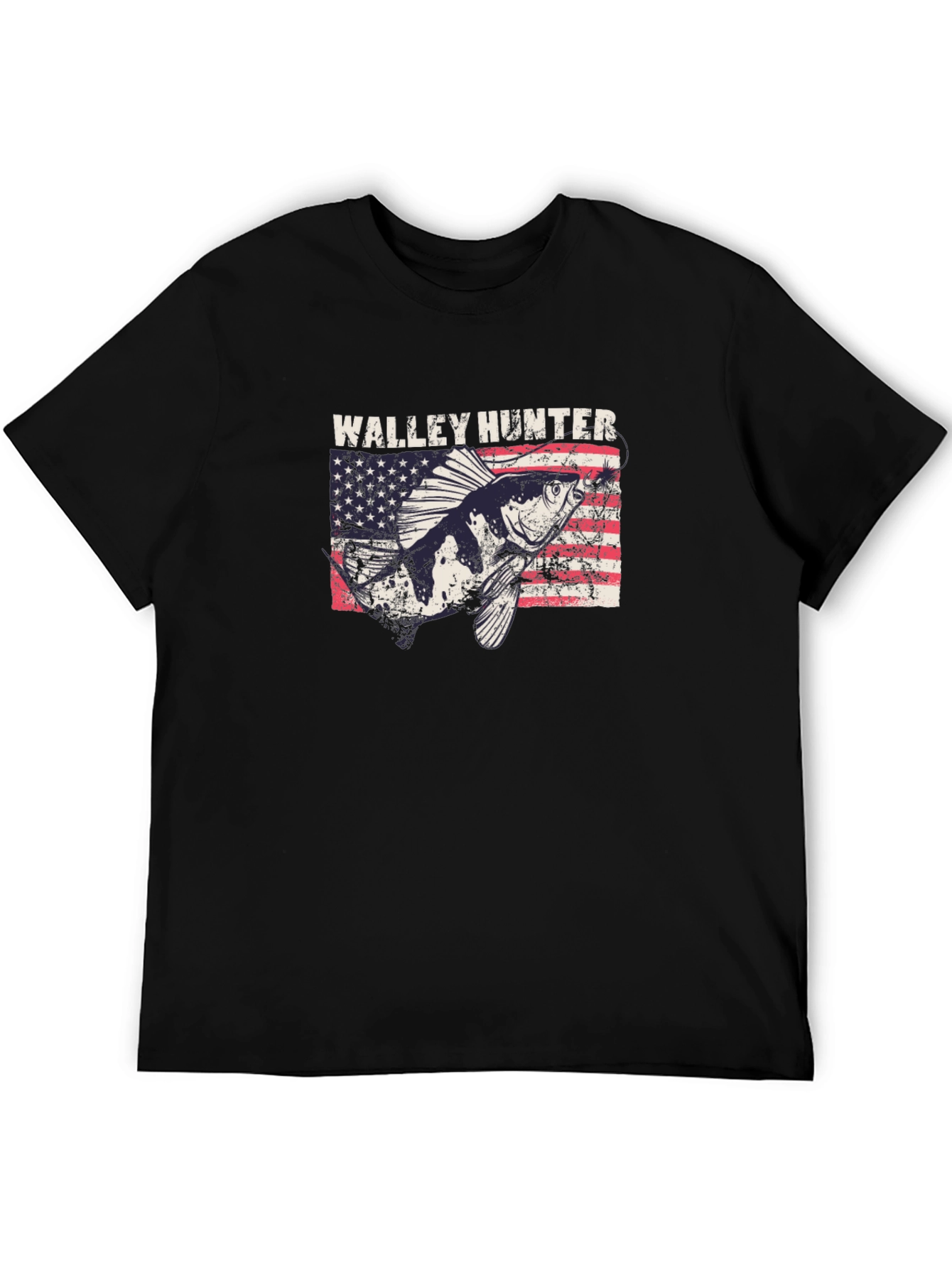 Walley Hunter USA Flag Graphic Tee