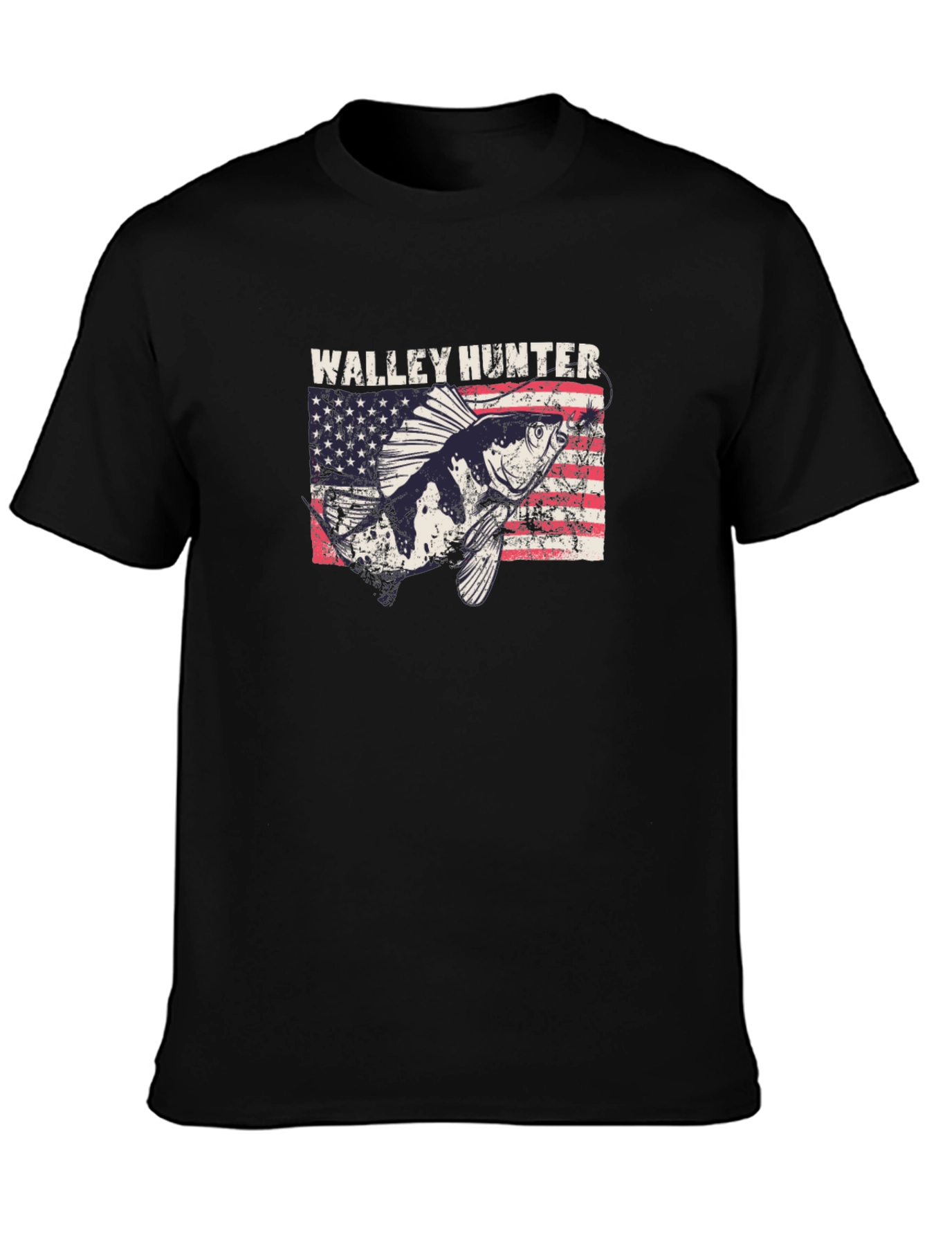 Walley Hunter USA Flag Graphic Tee