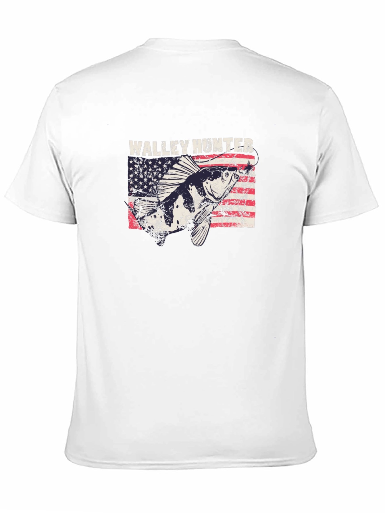 Walley Hunter USA Flag Graphic Tee