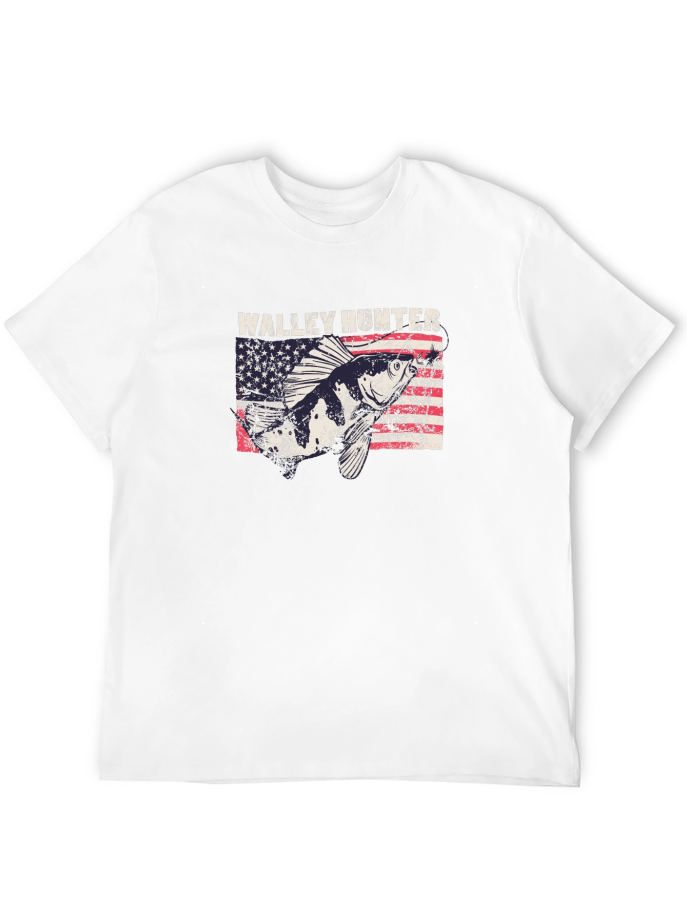 Walley Hunter USA Flag Graphic Tee